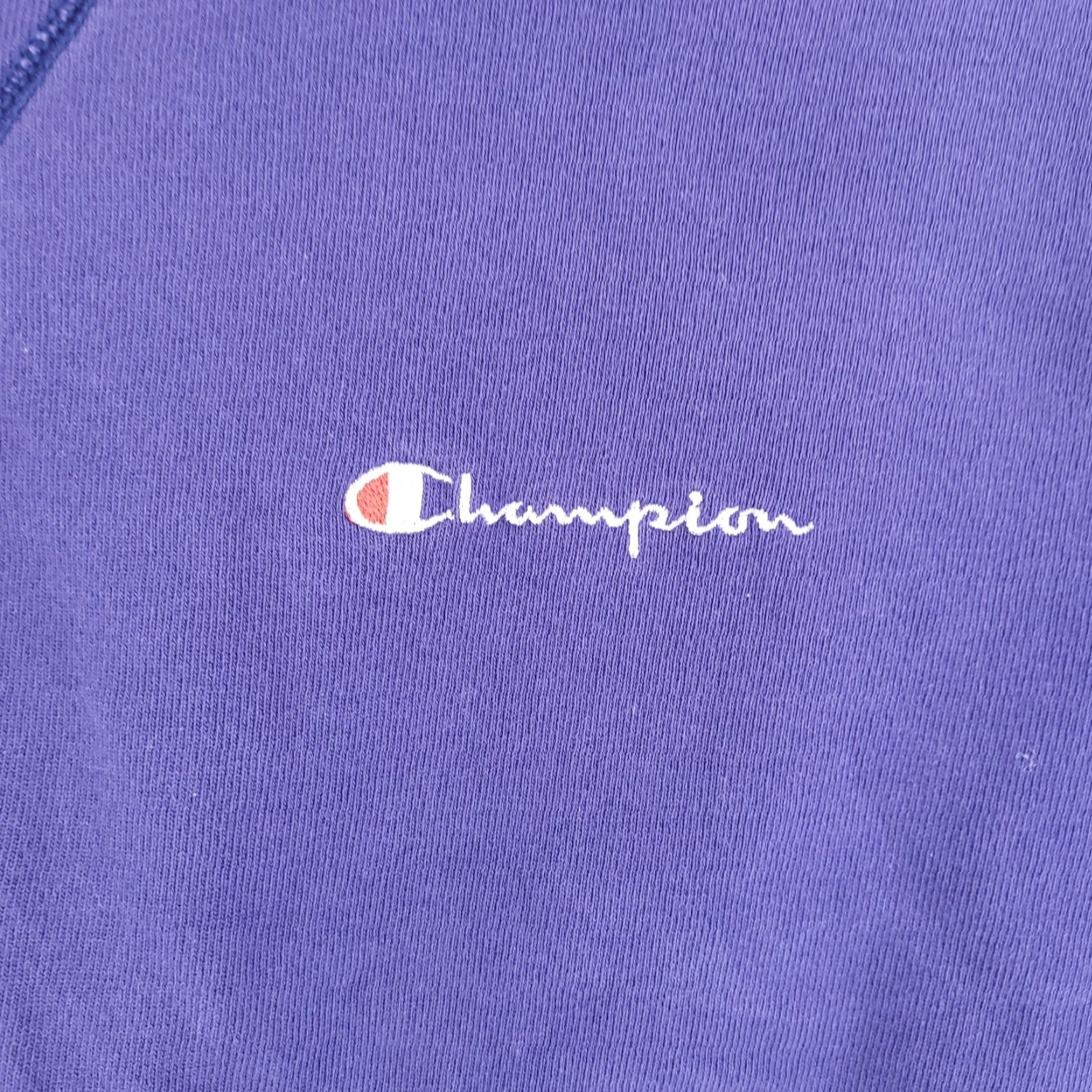 Champion VINTAGE Champion Sweatshirt Mens L Blue Distressed FITS SHORT Size US L / EU 52-54 / 3 - 3 Thumbnail