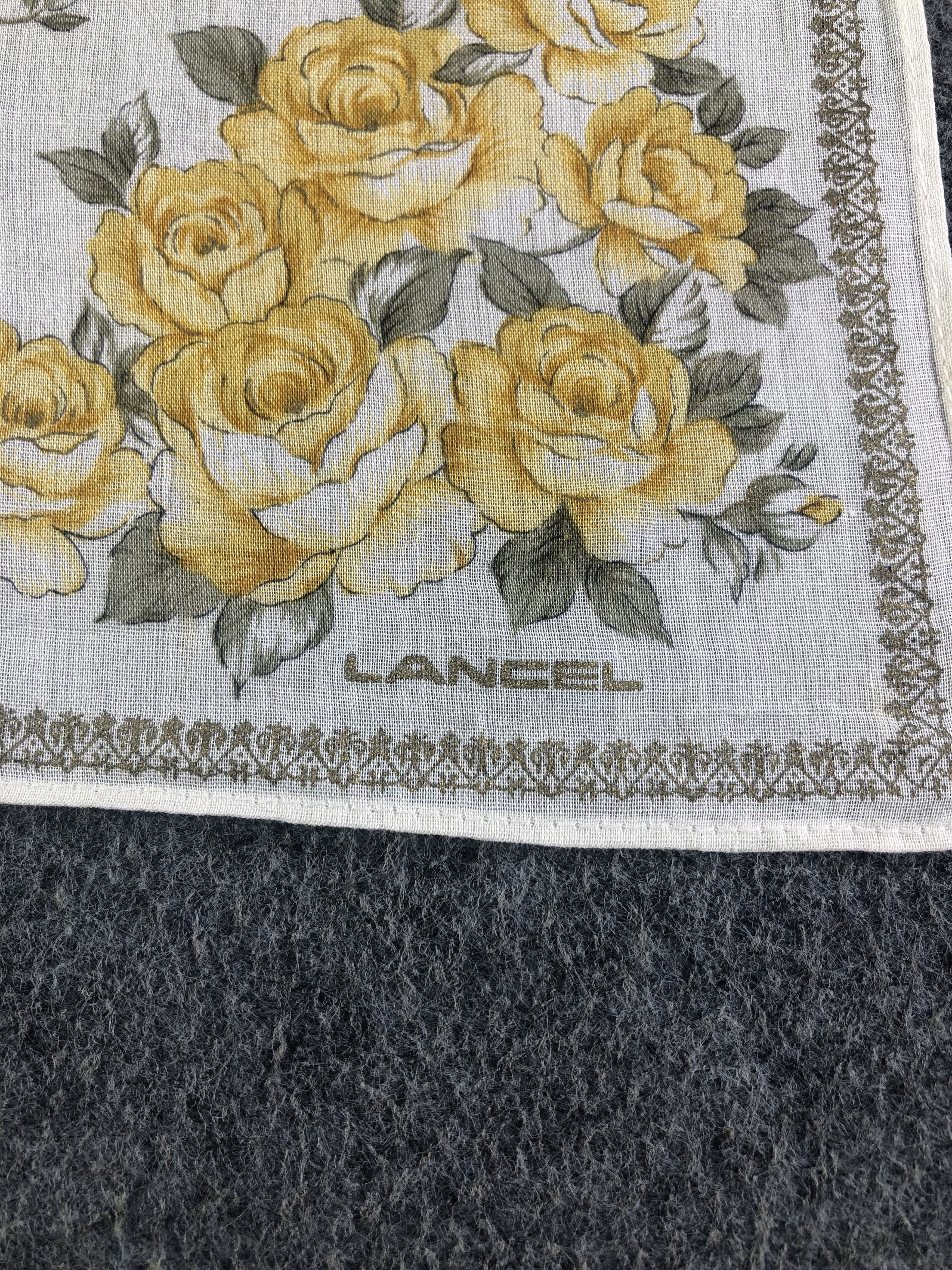 Lancel Lancel Handkerchief / Bandana / Neckerchief C484 Size ONE SIZE - 5 Thumbnail