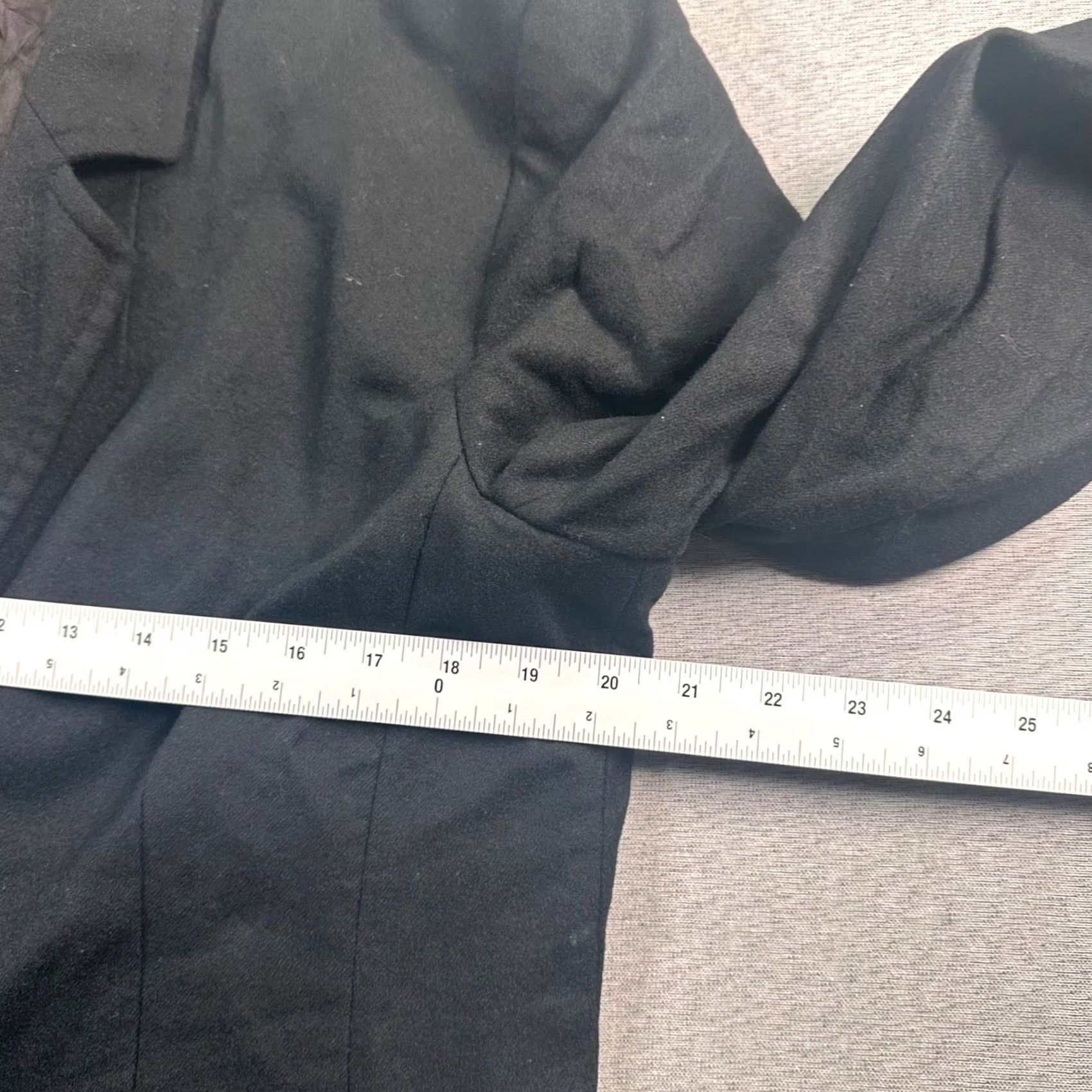 Pendleton VTG Pendleton Blazer Wool Black Womens L Blazer Button Jacket Tweed Solid Pockets Long Sleeve Fall Winter Workwear Size L / US 10 / IT 46 - 5 Thumbnail
