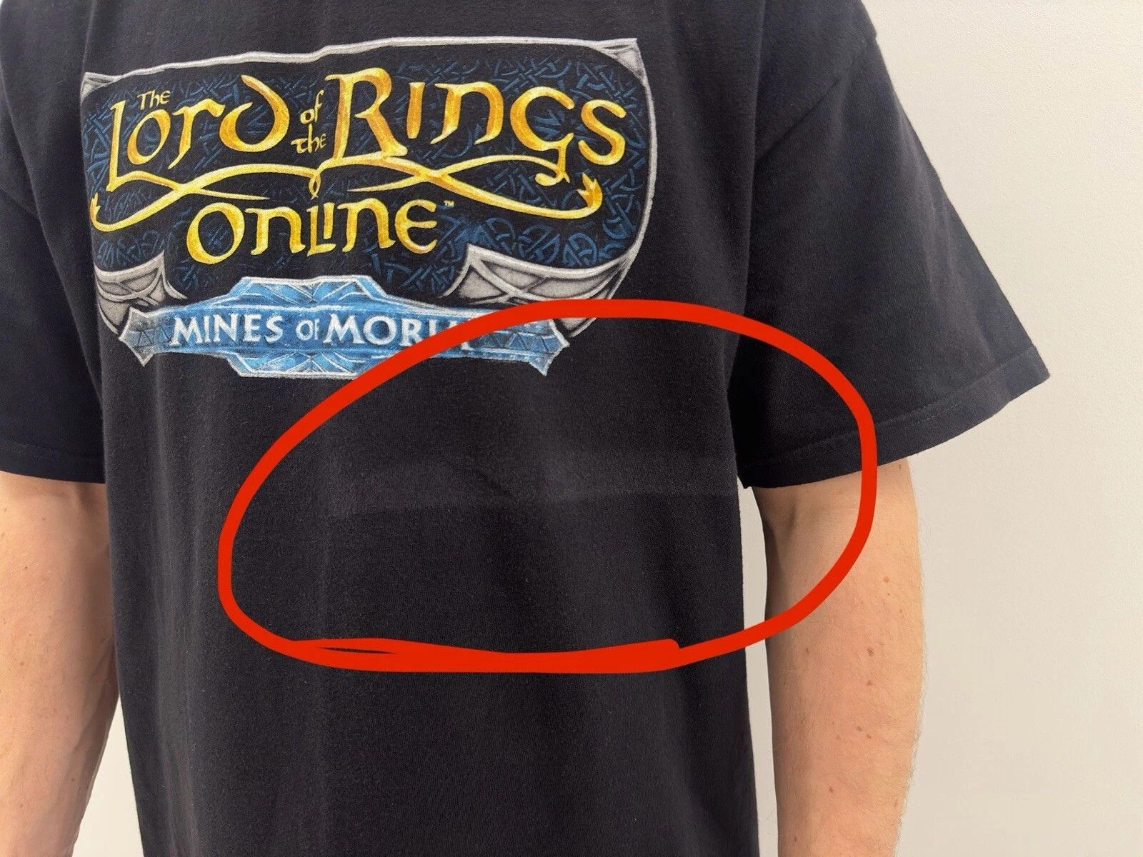 Hanes Vintage Lord of the Rings MMO T-Shirt Mines of Moria 2000s Size US XL / EU 56 / 4 - 4 Thumbnail