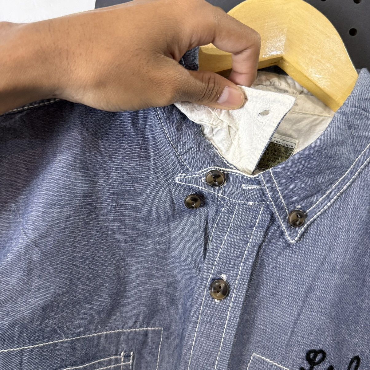 Japanese Brand SURPLUS Seminary chambray workshirt Size US M / EU 48-50 / 2 - 9 Thumbnail
