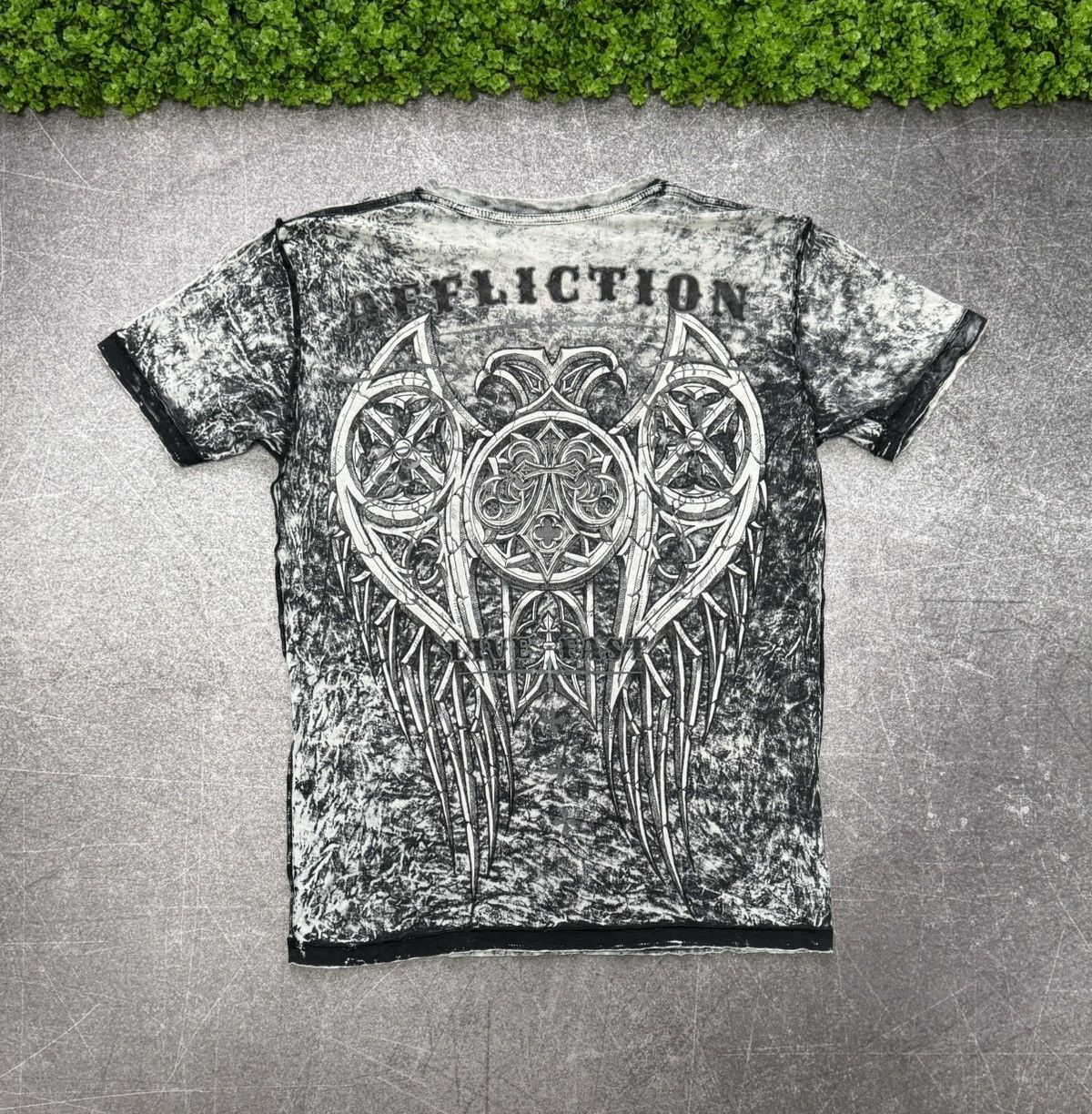 Affliction Vintage Y2K Affliction Reversible Tee Shirt Size US M / EU 48-50 / 2 - 2 Thumbnail