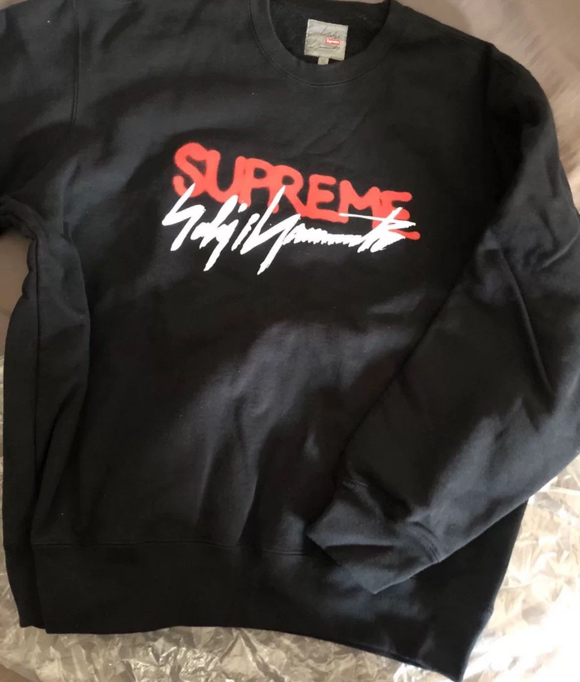 Yohji Yamamoto Supreme X Yohji Yamamoto First Co-Branded Fleece Hoodie -  DMC | Grailed