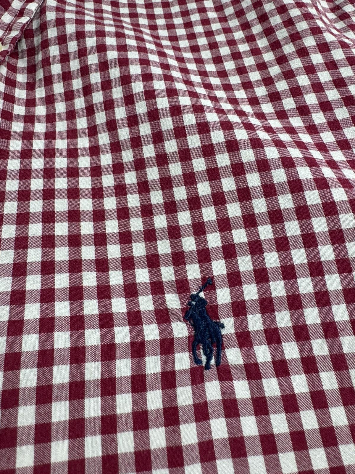 Polo Ralph Lauren Polo Ralph Lauren Cherry Basic Blank Longsleeve Button Shirt Size US M / EU 48-50 / 2 - 10 Thumbnail