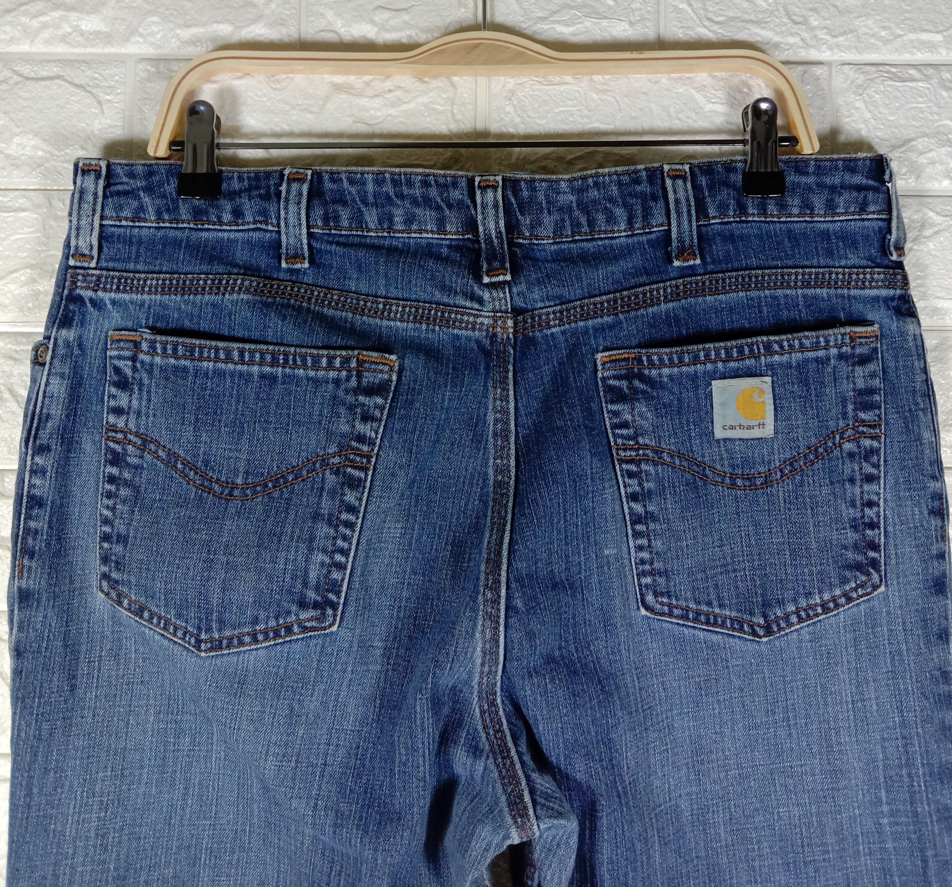 Carhartt Vintage Carhartt Blue Wash Flare Jeans Bell Bottom Denim Size 32" / US 10 / IT 46 - 6 Thumbnail