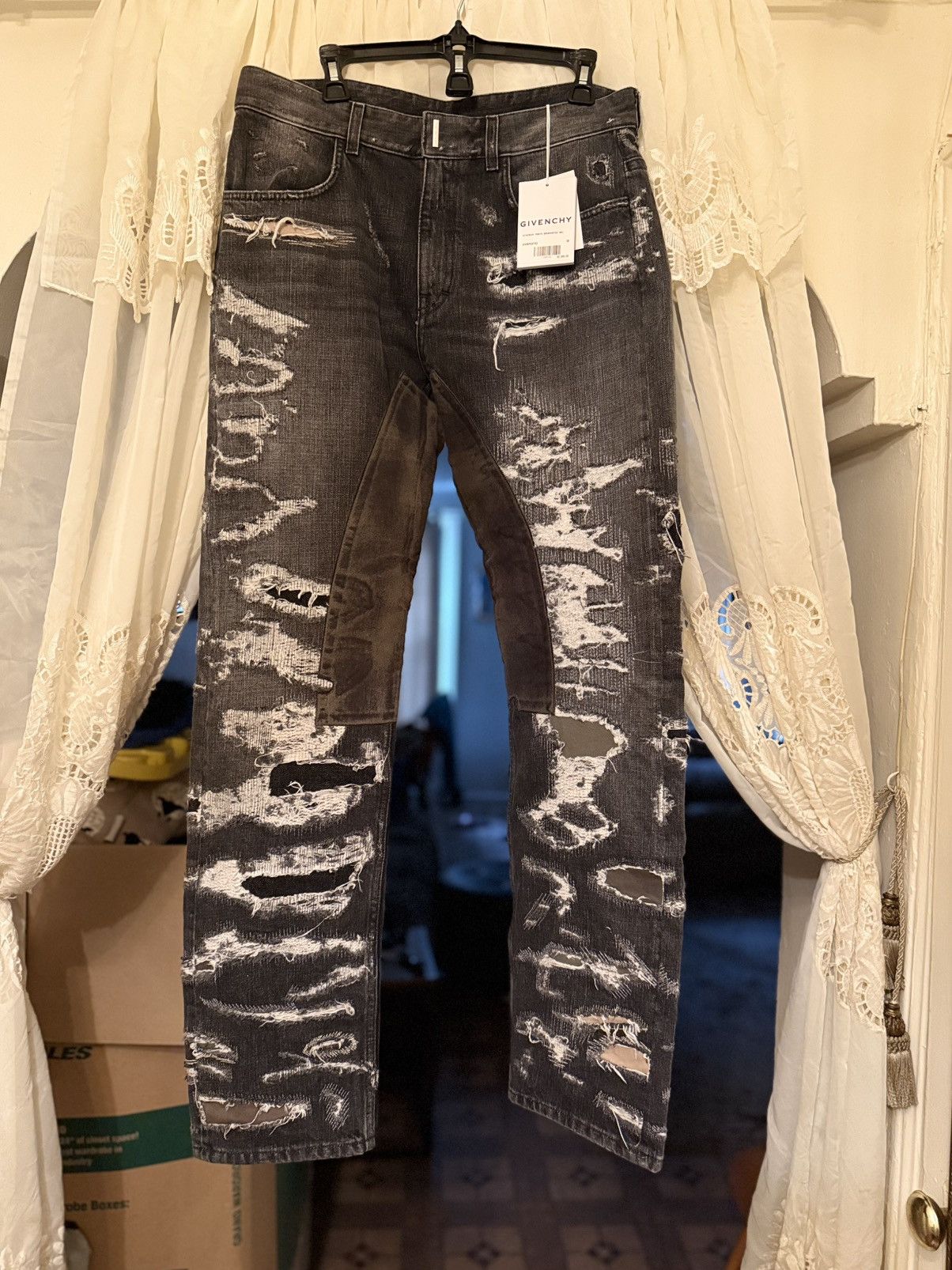 Givenchy × MMW Givenchy Boro Jeans | Grailed