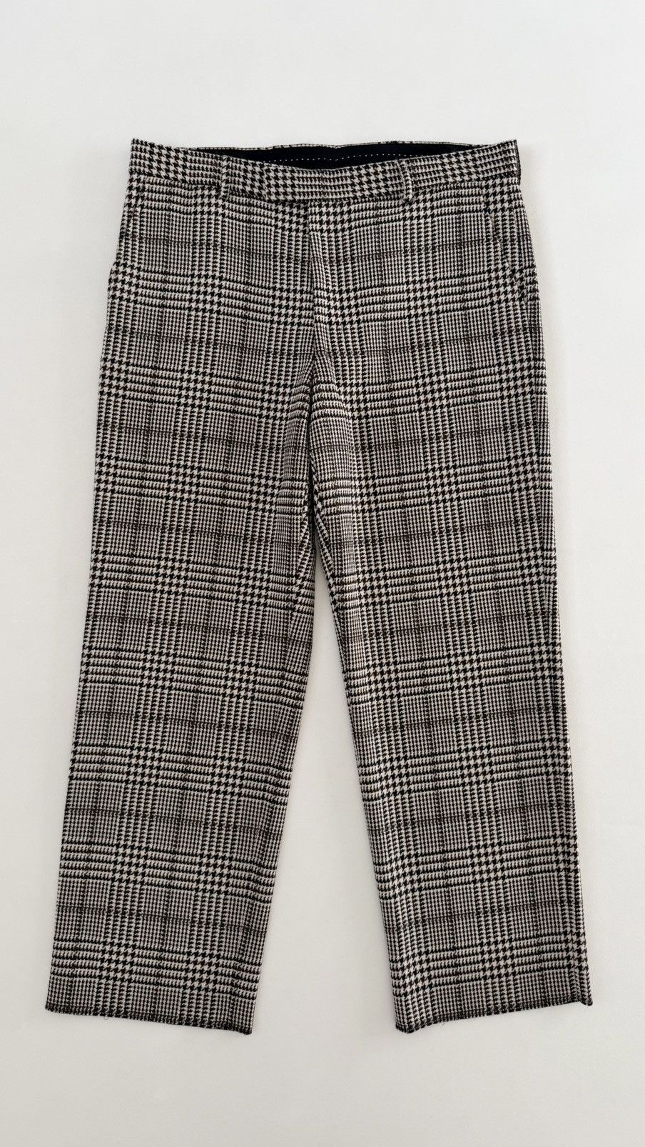Dries Van Noten ‘Pinnet’ Prince Of Wales Check Wide Leg Pants Size US 36 / EU 52 - 2 Thumbnail