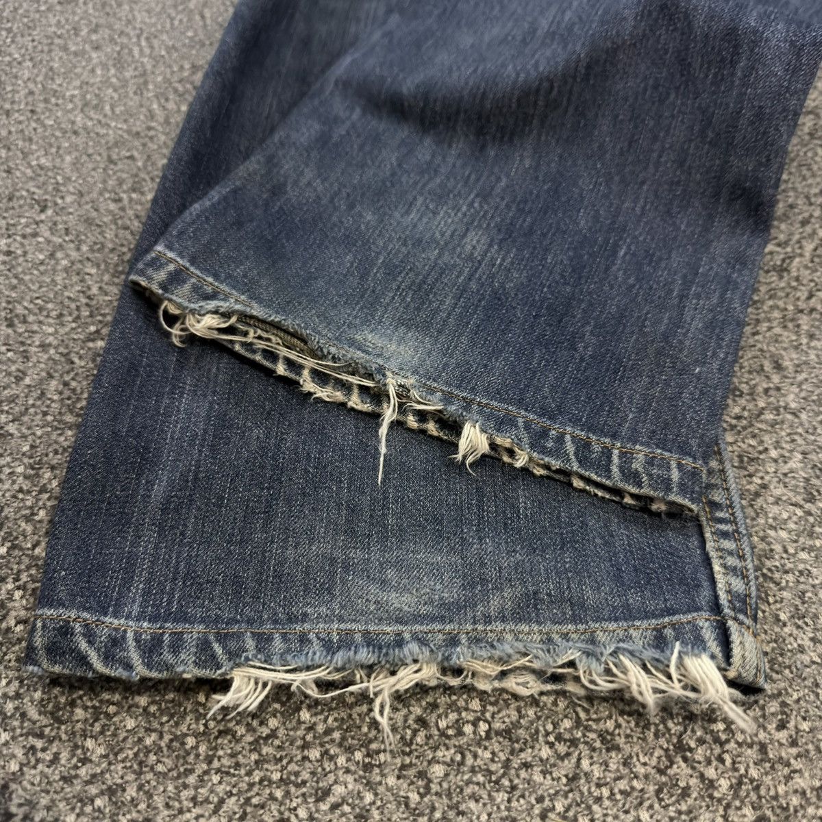 Engineered Garments × Levi's Vintage 90s Levis 612 Orange Tab Distressed Denim Size US 29 - 13 Thumbnail
