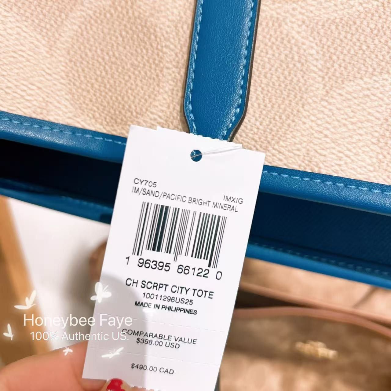 Coach City Tote Bag With Coach Graphic CY705 Size ONE SIZE - 7 Thumbnail