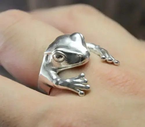 Japanese Brand Frog Adjustable Ring Size ONE SIZE - 1 Thumbnail