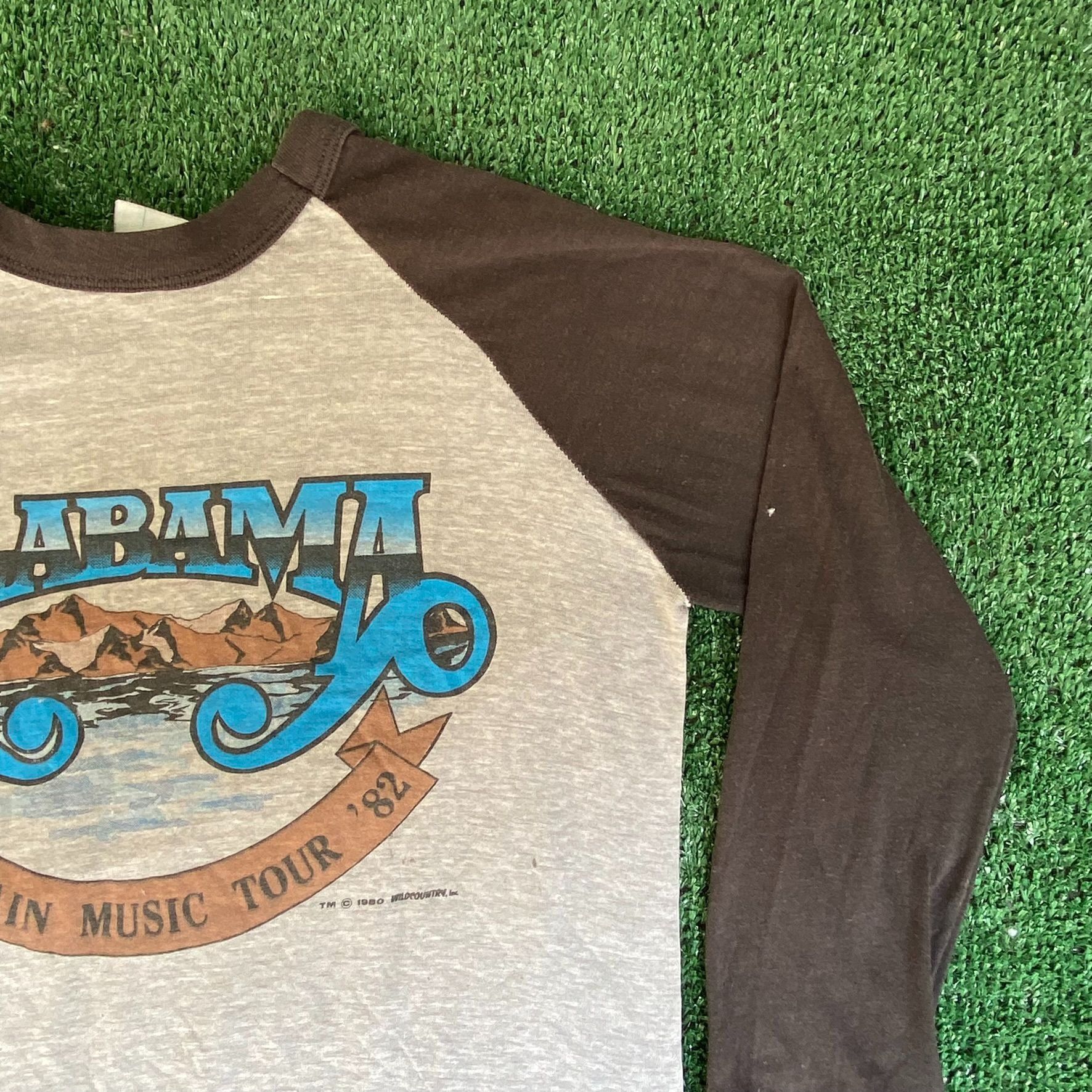 Band Tees Vintage 80s Alabama Band Shirt Mountain Music Tour Rock Tee Size US S / EU 44-46 / 1 - 7 Thumbnail