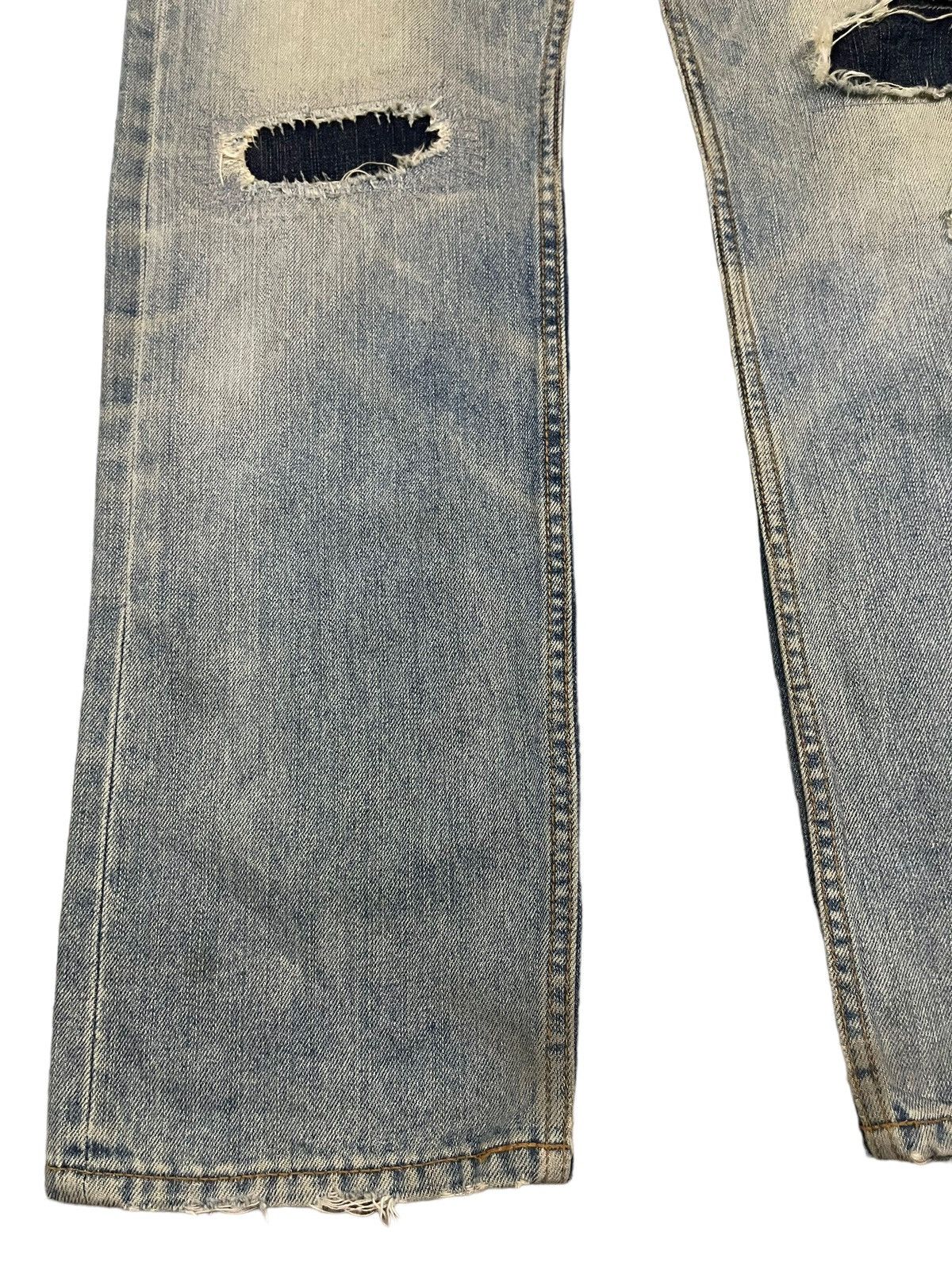 14th Addiction Vintage Japanese Brand Blue Wash Distressed Style Jeans Size US 30 / EU 46 - 5 Thumbnail