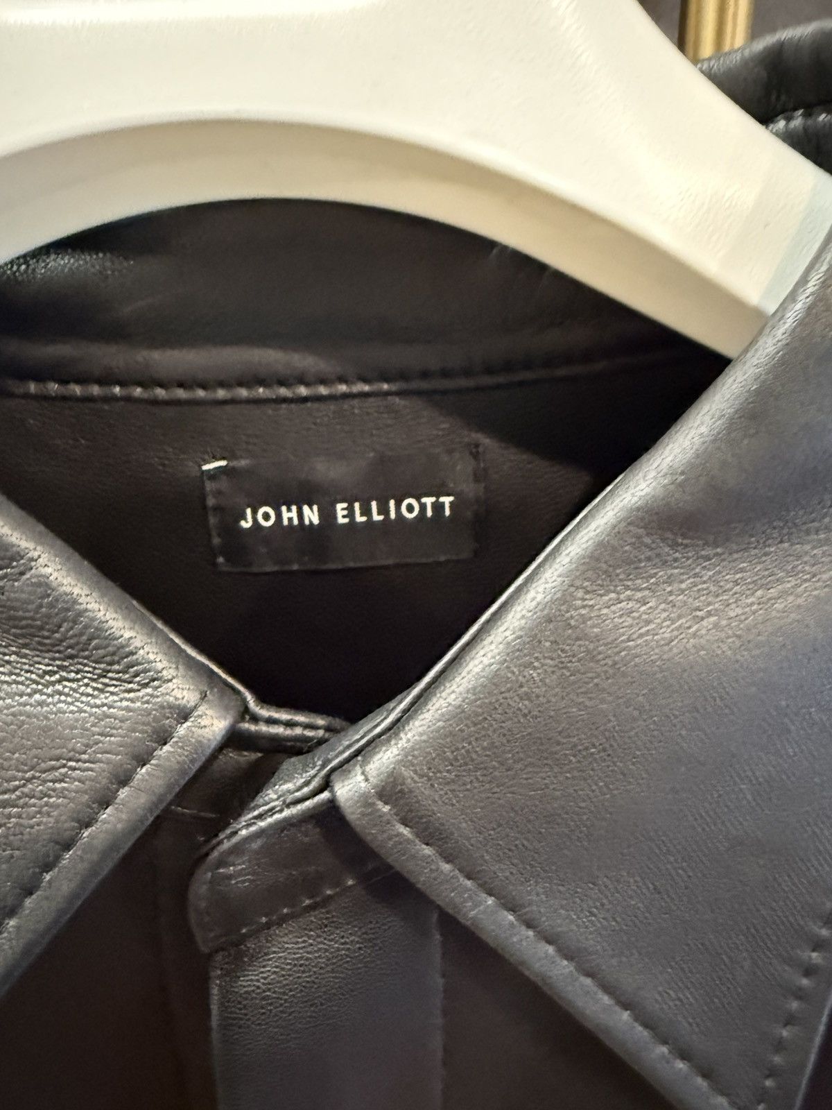 John Elliott John Elliott leather jacket shirt Size US XXL / EU 58 / 5 - 4 Thumbnail