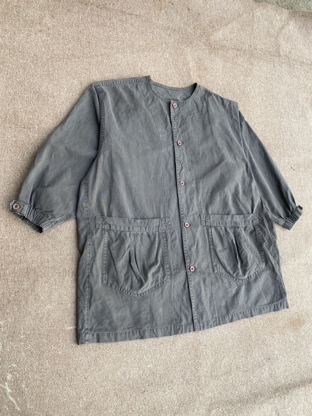 Issey Miyake Vintage issey miyake squirrel windcoat apron jacket Size US M / EU 48-50 / 2 - 16 Thumbnail