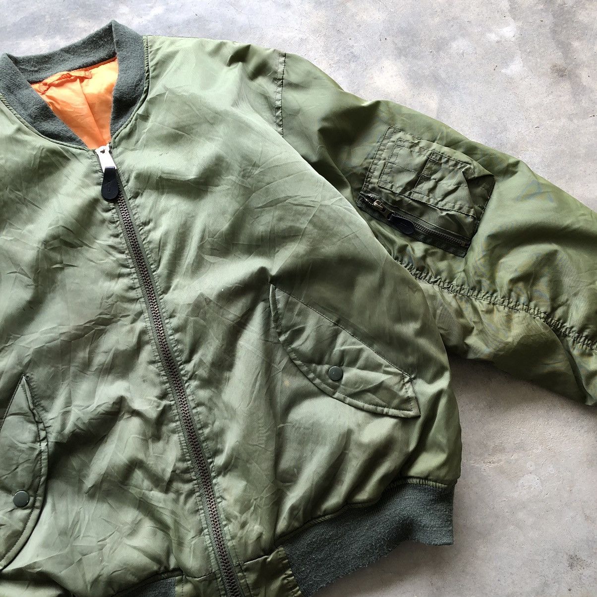 Japanese Brand Japan Flyer’s Man MA-1 Bomber Jacket Size US L / EU 52-54 / 3 - 5 Thumbnail