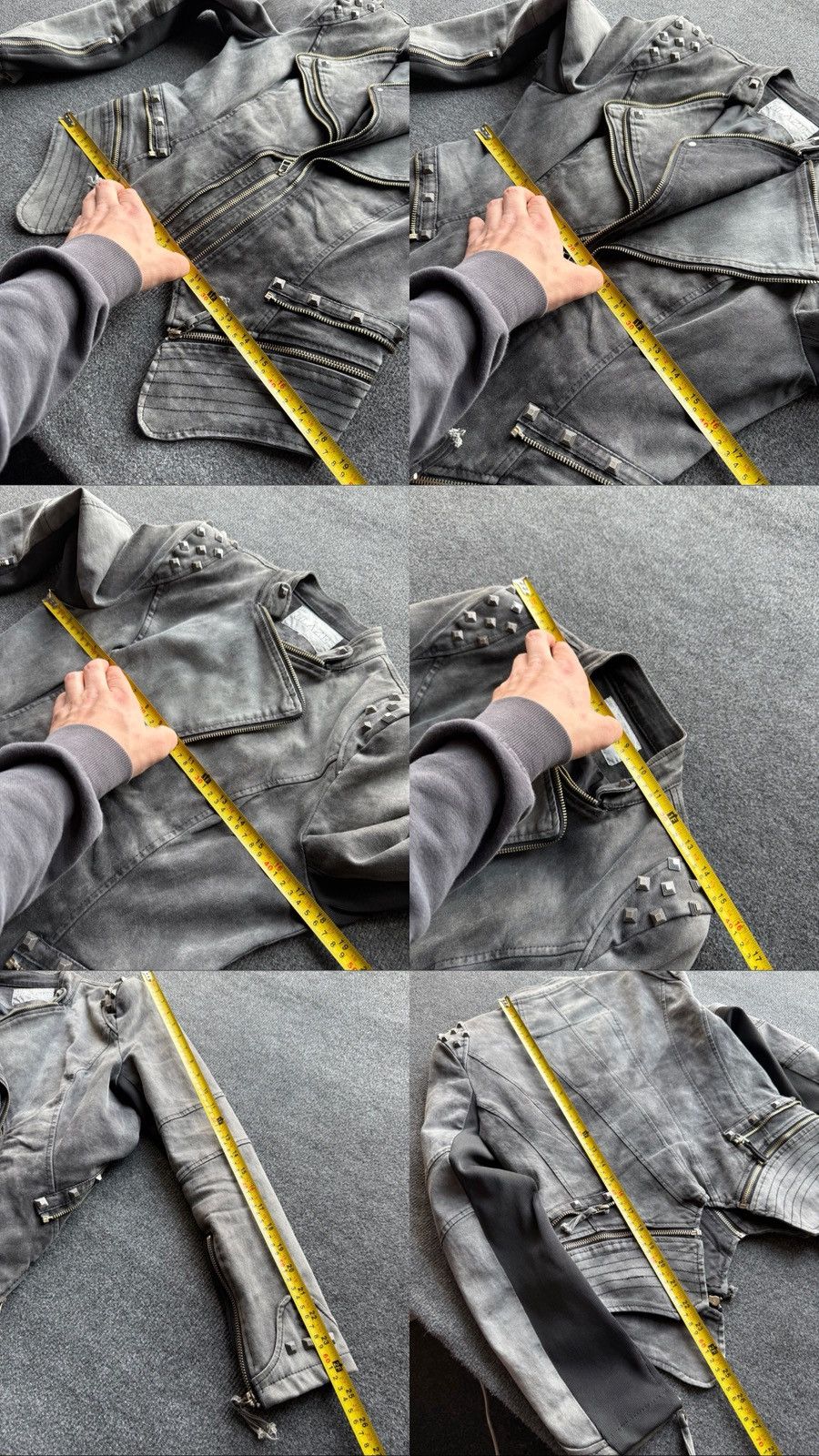 Japanese Brand Goth Studded Biker Moto Punk Rock Jacket Distressed Punk Y2K Size S / US 4 / IT 40 - 21 Thumbnail