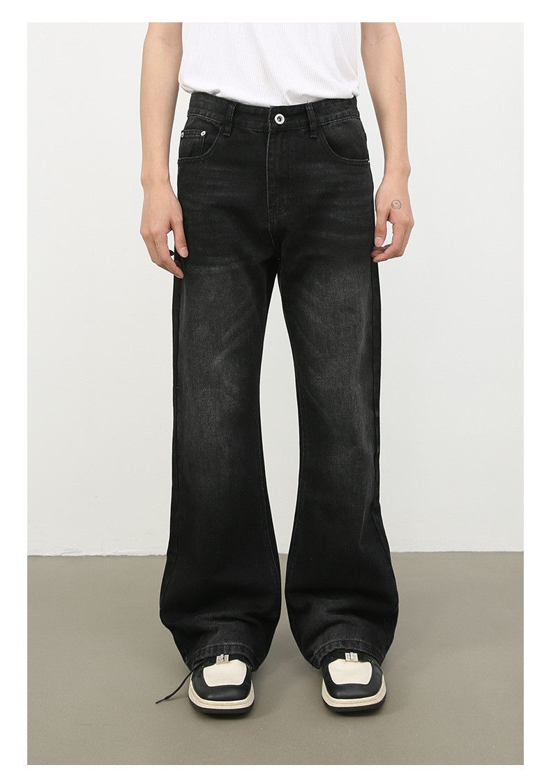Japanese Brand × Jean Vintage Wash Loose Straight Flare Jeans Size US 32 / EU 48 - 1 Thumbnail