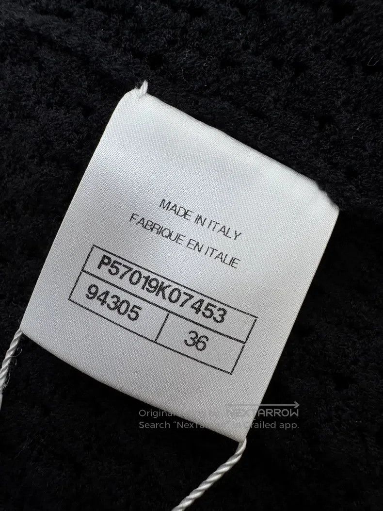 Chanel Chanel 17A Metropolis series black hollow knitted dress Size XS / US 0-2 / IT 36-38 - 5 Thumbnail