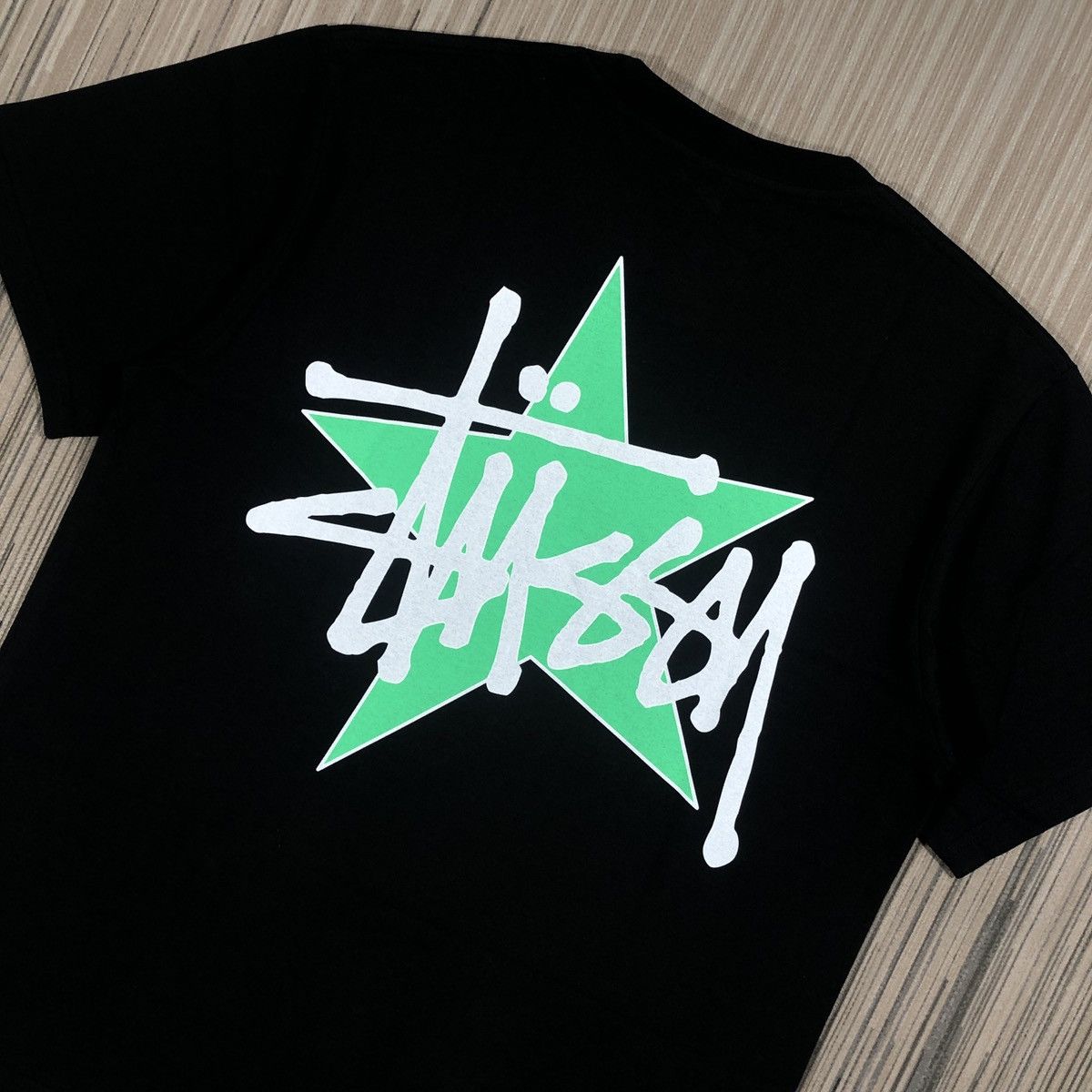 Stussy × Vintage Stussy Star Tee Size US L / EU 52-54 / 3 - 3 Thumbnail