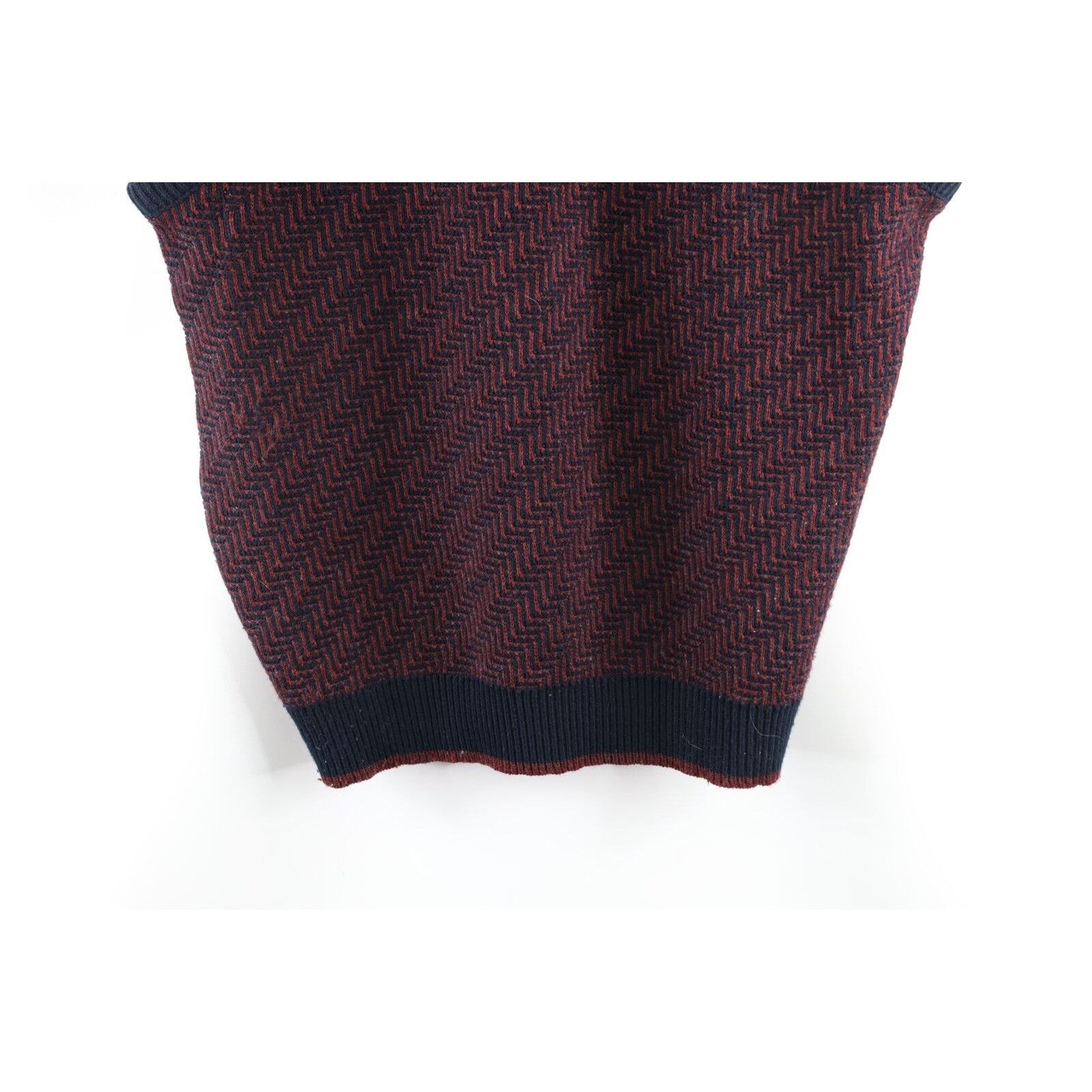 Vintage Vintage 90s Dapper Streetwear Striped Knit Sweater Vest Size US XL / EU 56 / 4 - 7 Thumbnail