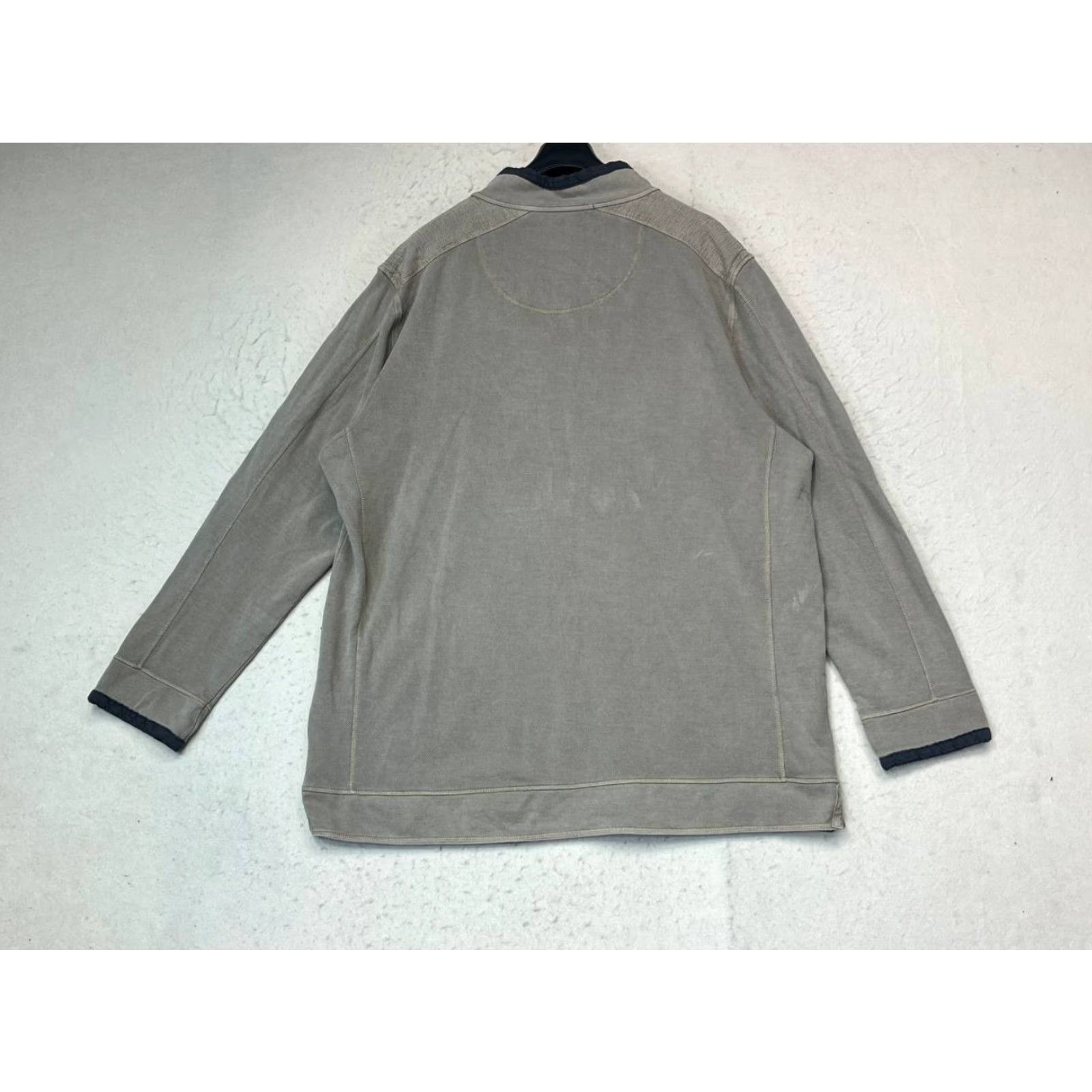 Carbon2Cobalt Carbon 2 Cobalt Sweater Men 2XLT Big & Tall Mock Neck Pullover Knit Solid Gray Size US XXL / EU 58 / 5 - 2 Thumbnail