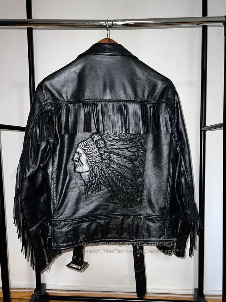 Schott Schott Co-branded Chiefs leather jacket Size US M / EU 48-50 / 2 - 2 Thumbnail