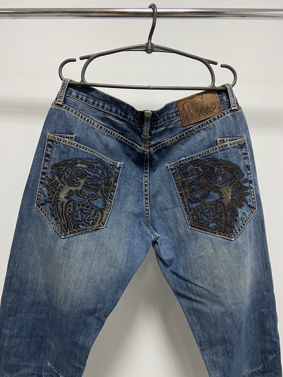 Ed Hardy × Vintage Ed Hardy pants Vintage jeans sk8 pocket tiger Logo Size US 34 / EU 50 - 2 Thumbnail