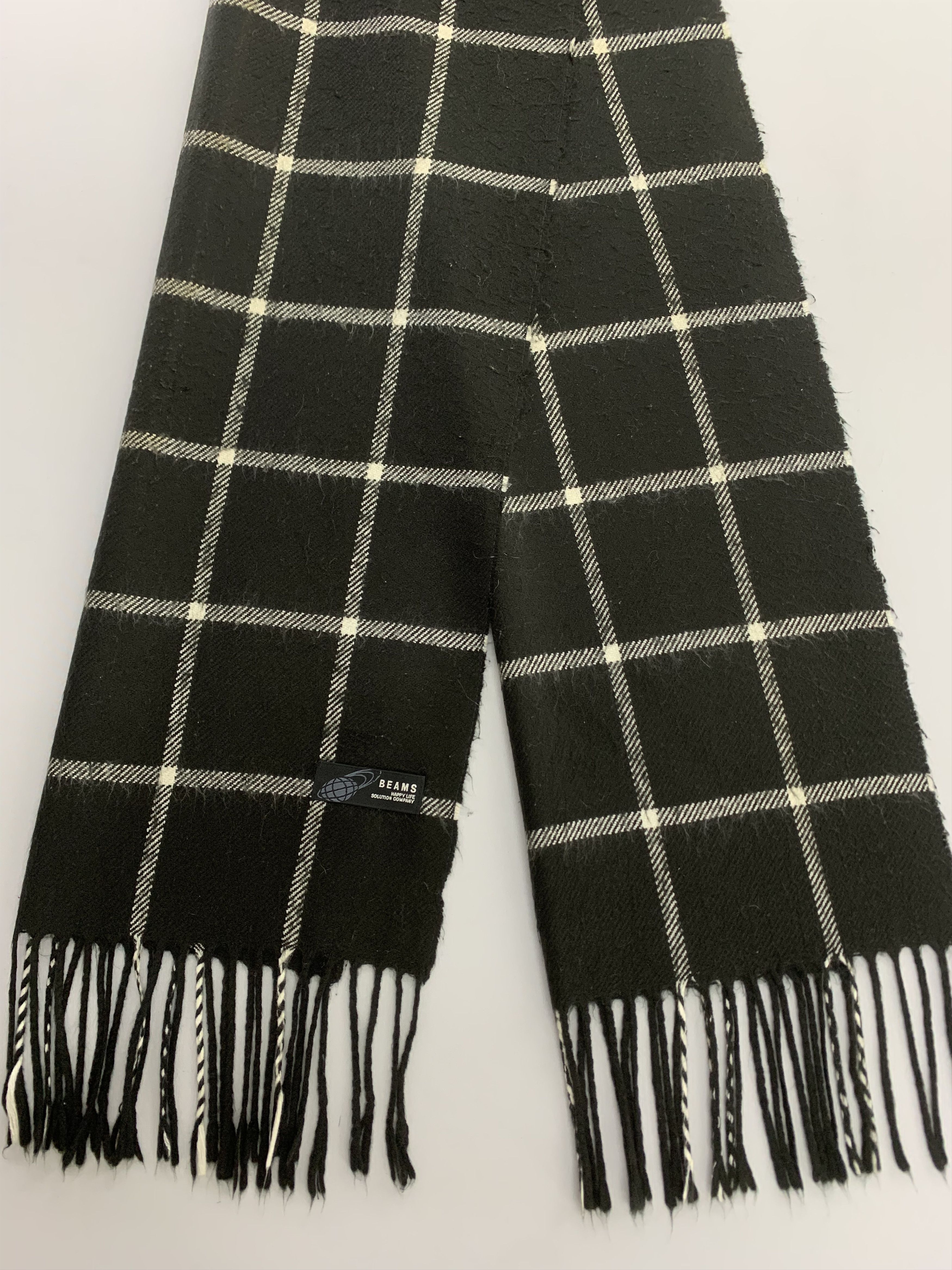 Beams Japan Beams Scarf Wool Muffler Neck Wrap TB1035 Size ONE SIZE - 4 Thumbnail