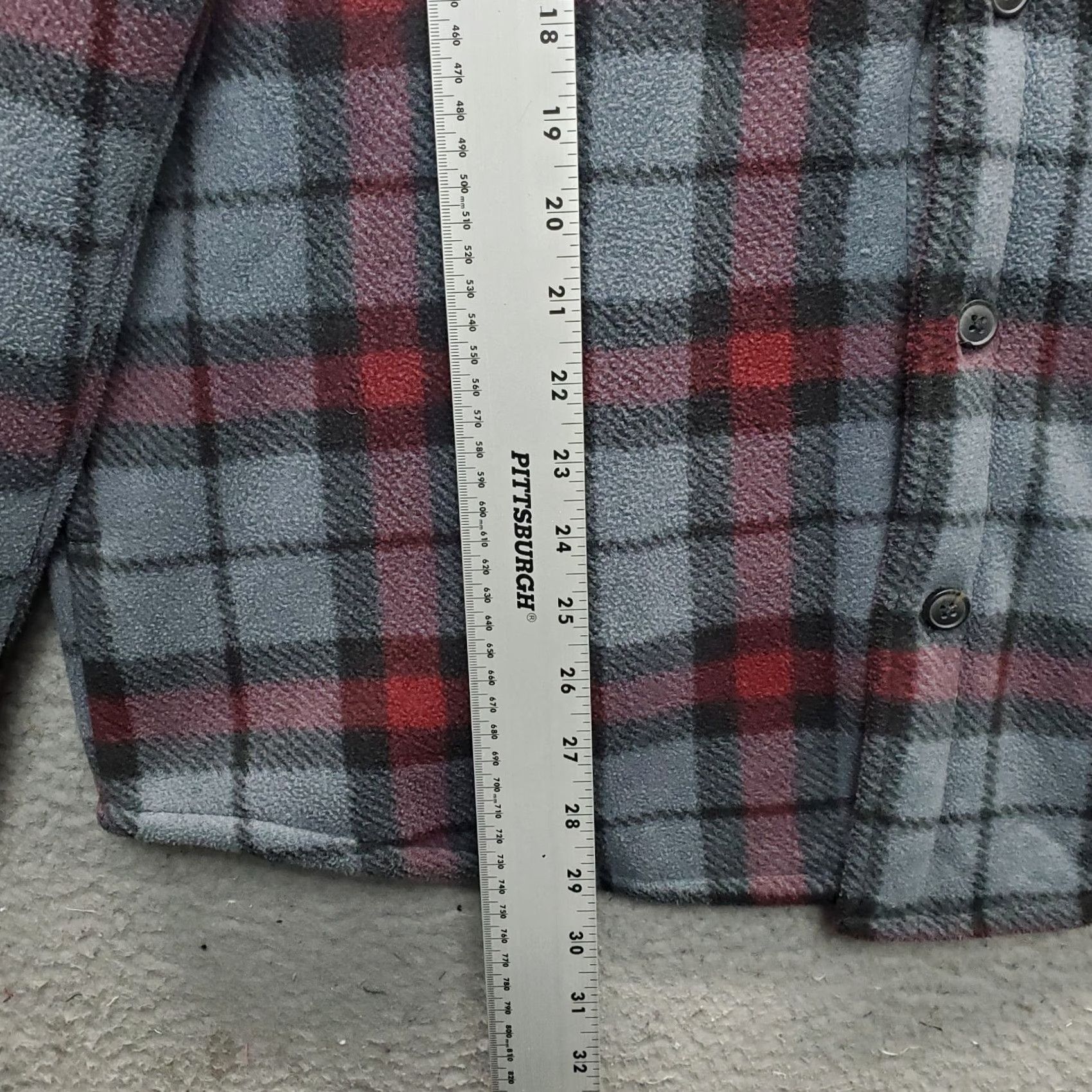 Vintage Freedom Foundry Mens Shacket Multi Plaid Sherpa Lined Button Front EUC M Size Size US M / EU 48-50 / 2 - 3 Thumbnail