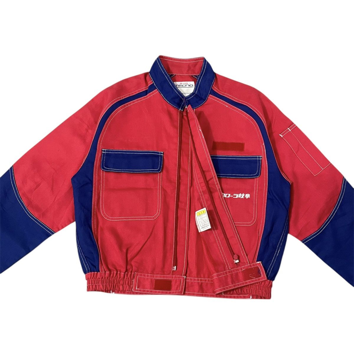 Japanese Brand × Sports Specialties Vintage Toyota Techno Two Tone Bomber Jacket Size US L / EU 52-54 / 3 - 2 Thumbnail