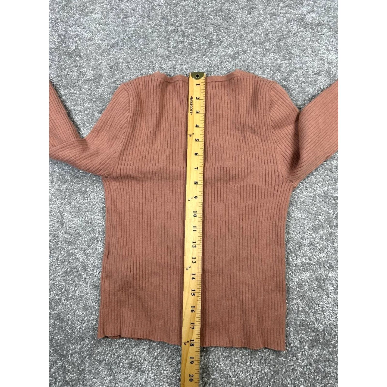 Madewell Madewell Sweater Cardigan Womens Medium Brown Cotton Blend Size M / US 6-8 / IT 42-44 - 7 Thumbnail
