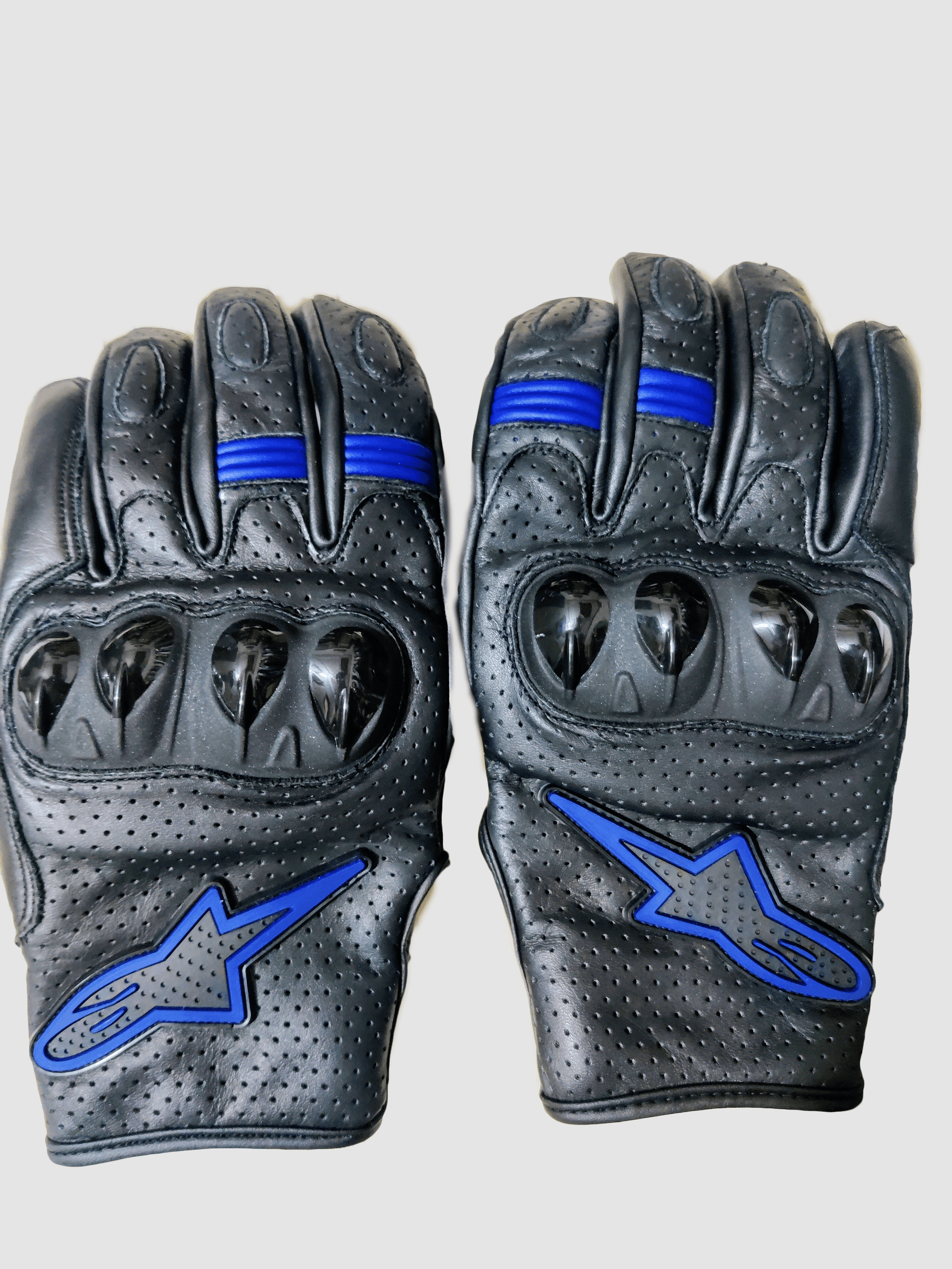 Alpinestars 🔥 Alpinestars 🔥 Leather Gloves Motorcycle Racing Size ONE SIZE - 1 Thumbnail