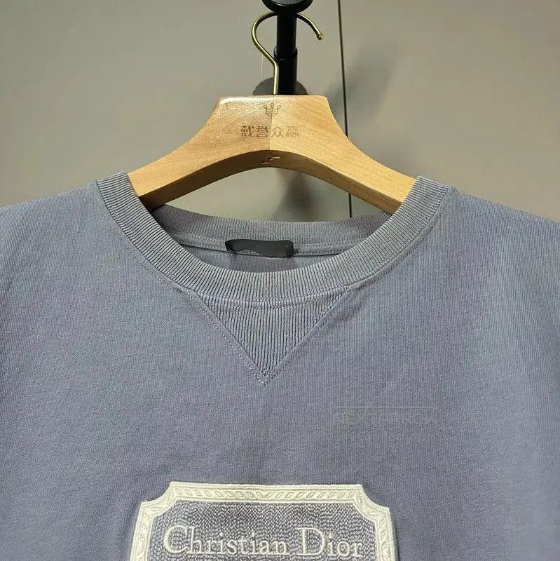 Dior Dior Summer Light Blue Cotton Blend T-Shirt . Size US XL / EU 56 / 4 - 3 Thumbnail