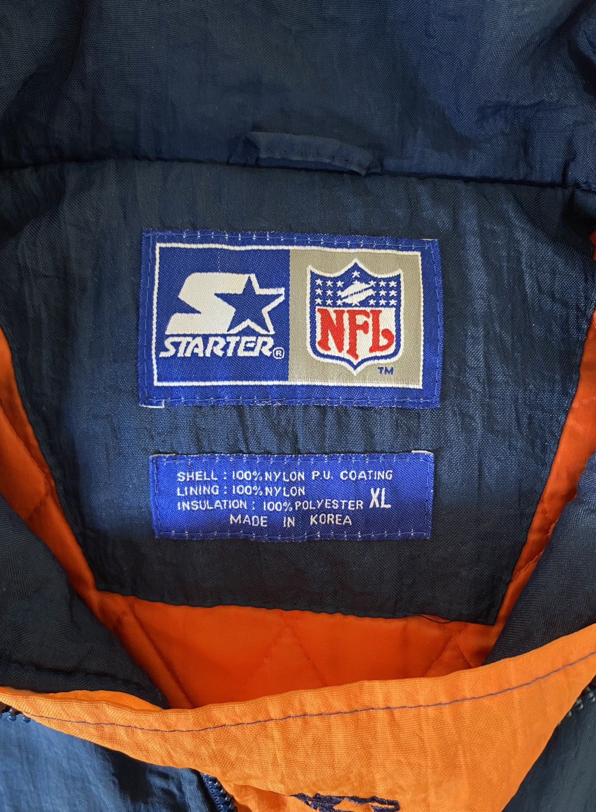 NFL Very Rare Vintage Brand Starter NFL Bears Team Jacket 1990s Size US XL / EU 56 / 4 - 9 Thumbnail