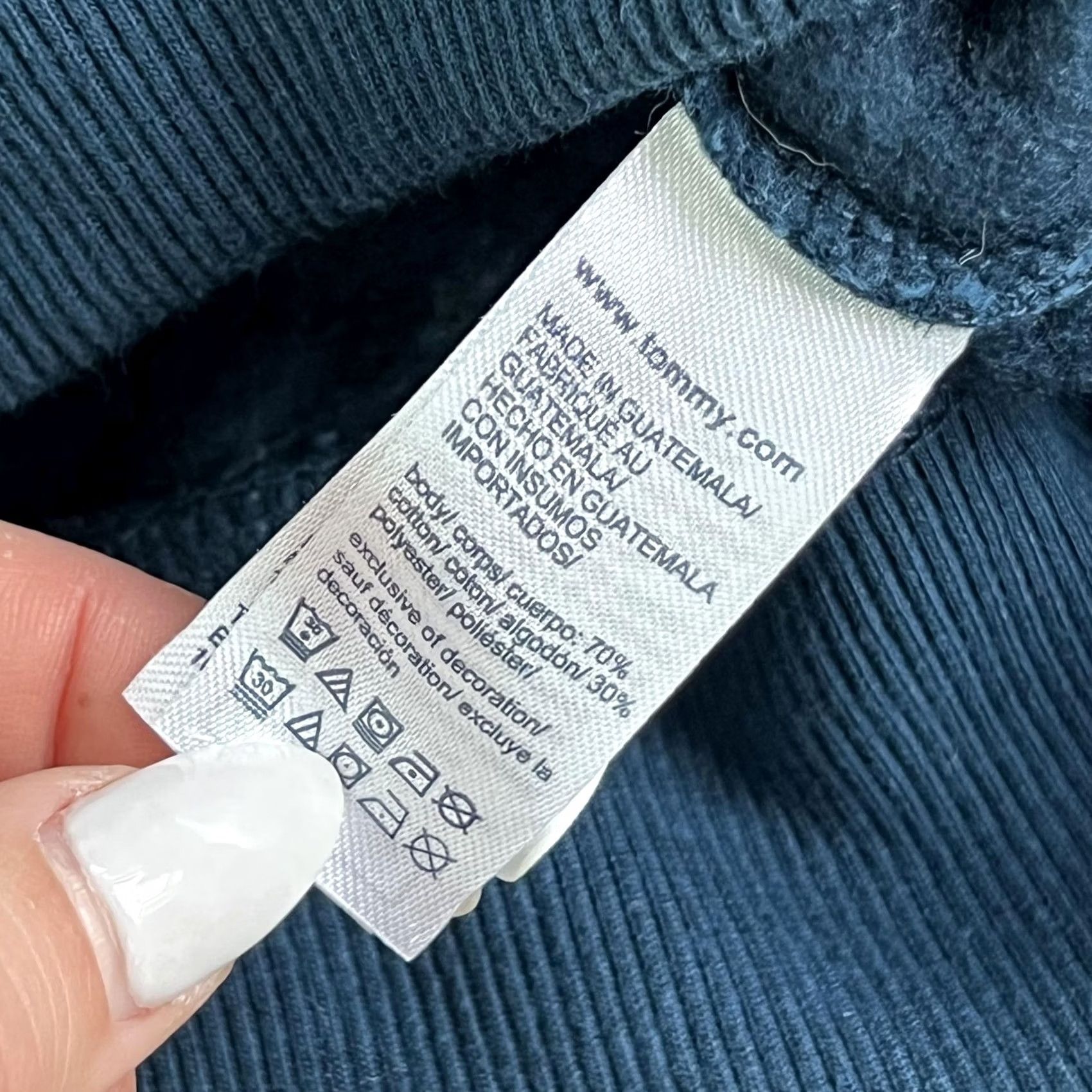 Tommy Hilfiger Tommy Hilfiger Sweatshirt Mens Medium Blue EST MCMLXXXV Fleece Pullover Size US M / EU 48-50 / 2 - 5 Thumbnail