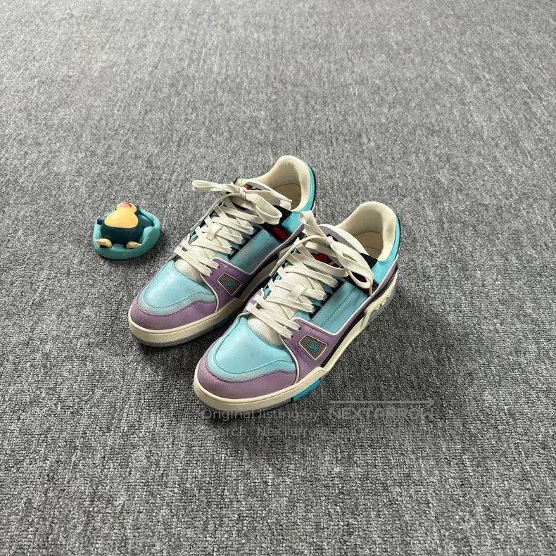 Louis Vuitton Louis Vuitton Trainer Macaron-Colored Casual Shoes Size US 7 / EU 40 - 1 Thumbnail