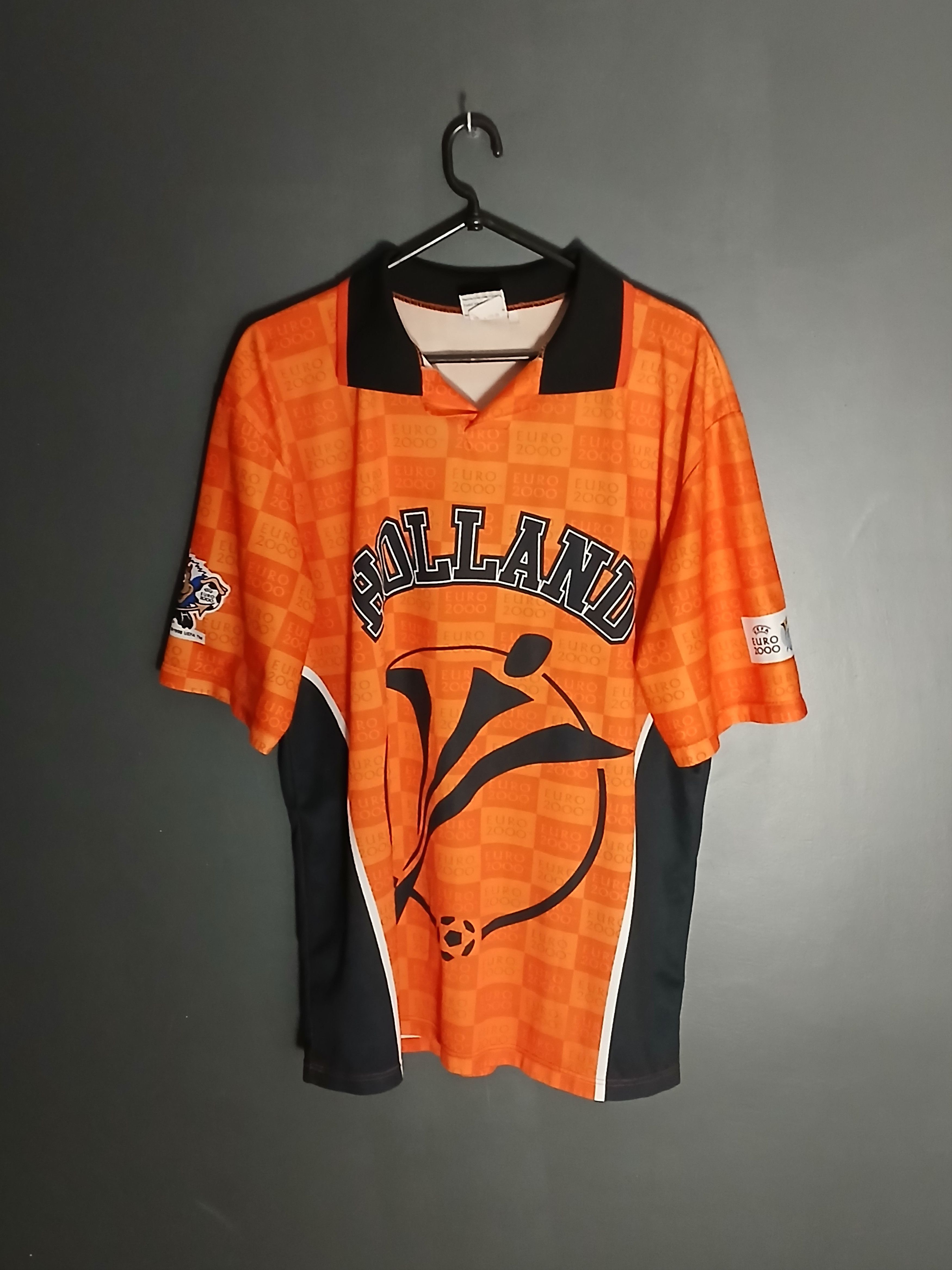 UEFA × Vintage Euro 2000 Netherlands Holland National Football Team T-Shirt Size US XL / EU 56 / 4 - 1 Thumbnail