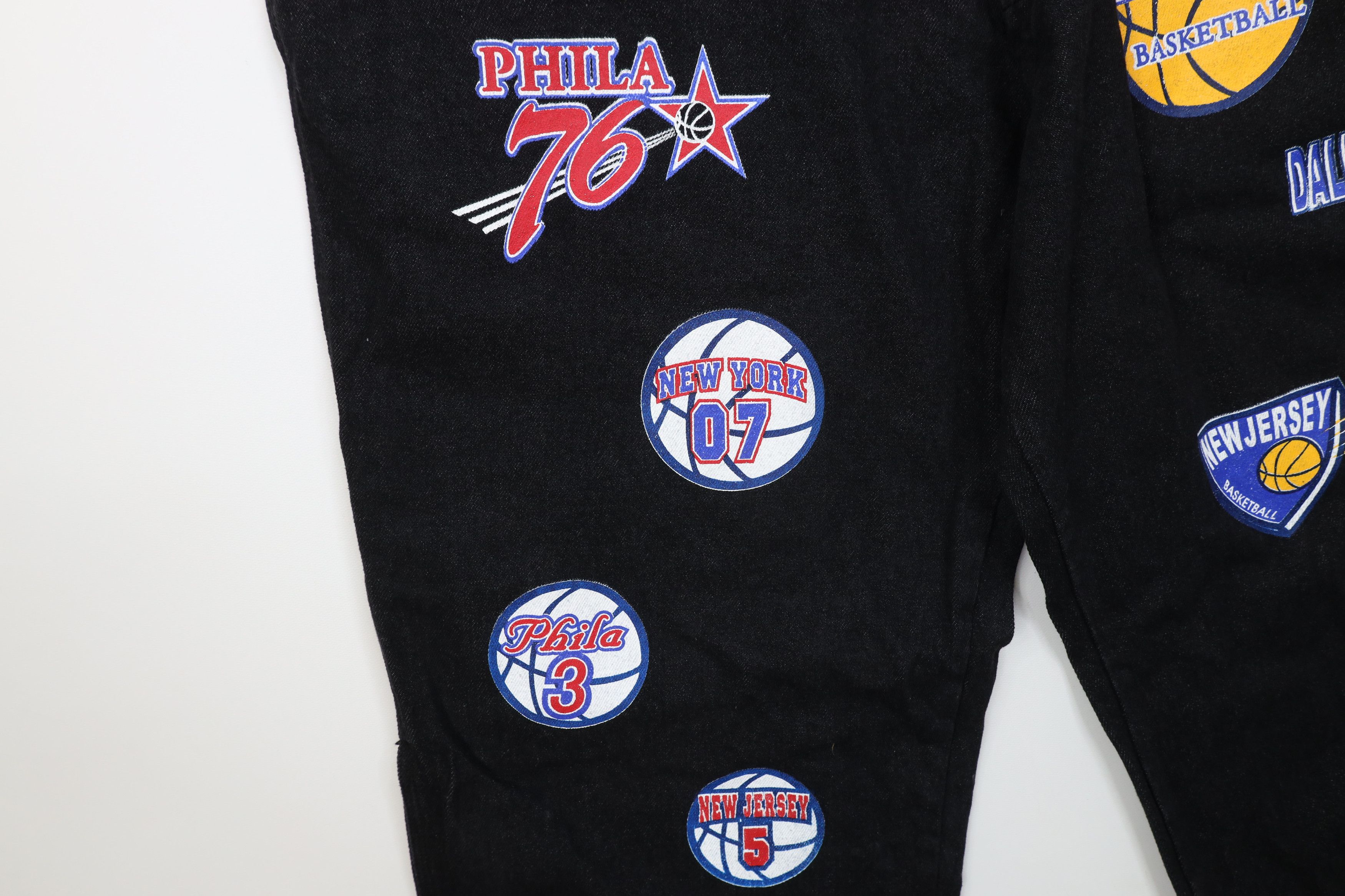Vintage Vintage 90s Y2K Streetwear Wide Leg Basketball Denim Jeans Size US 36 / EU 52 - 7 Thumbnail