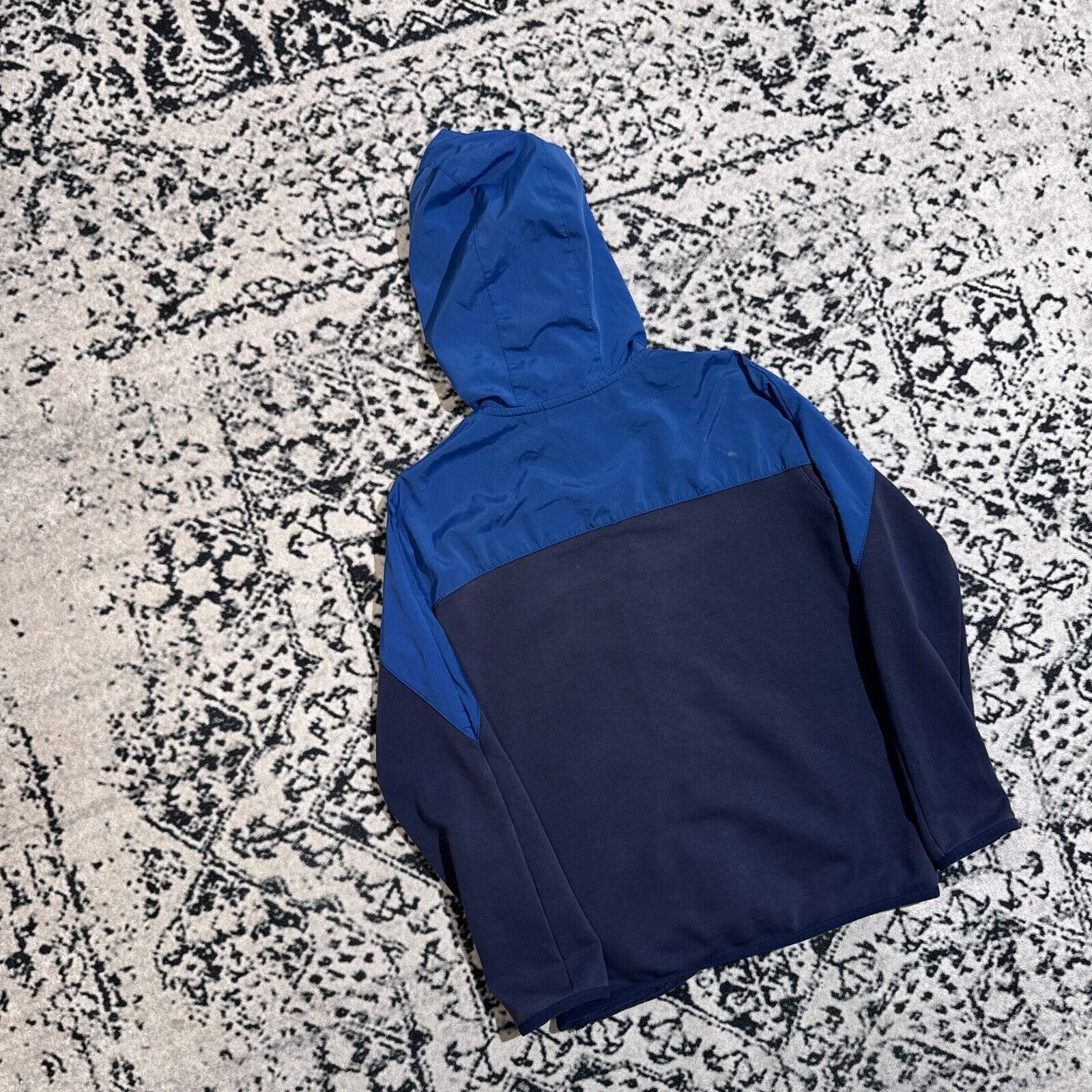Nike × Vintage Vintage Nike Navy Blue Cotton Hoodie Zip Size XS Y2K sSport Size US XS / EU 42 / 0 - 12 Thumbnail