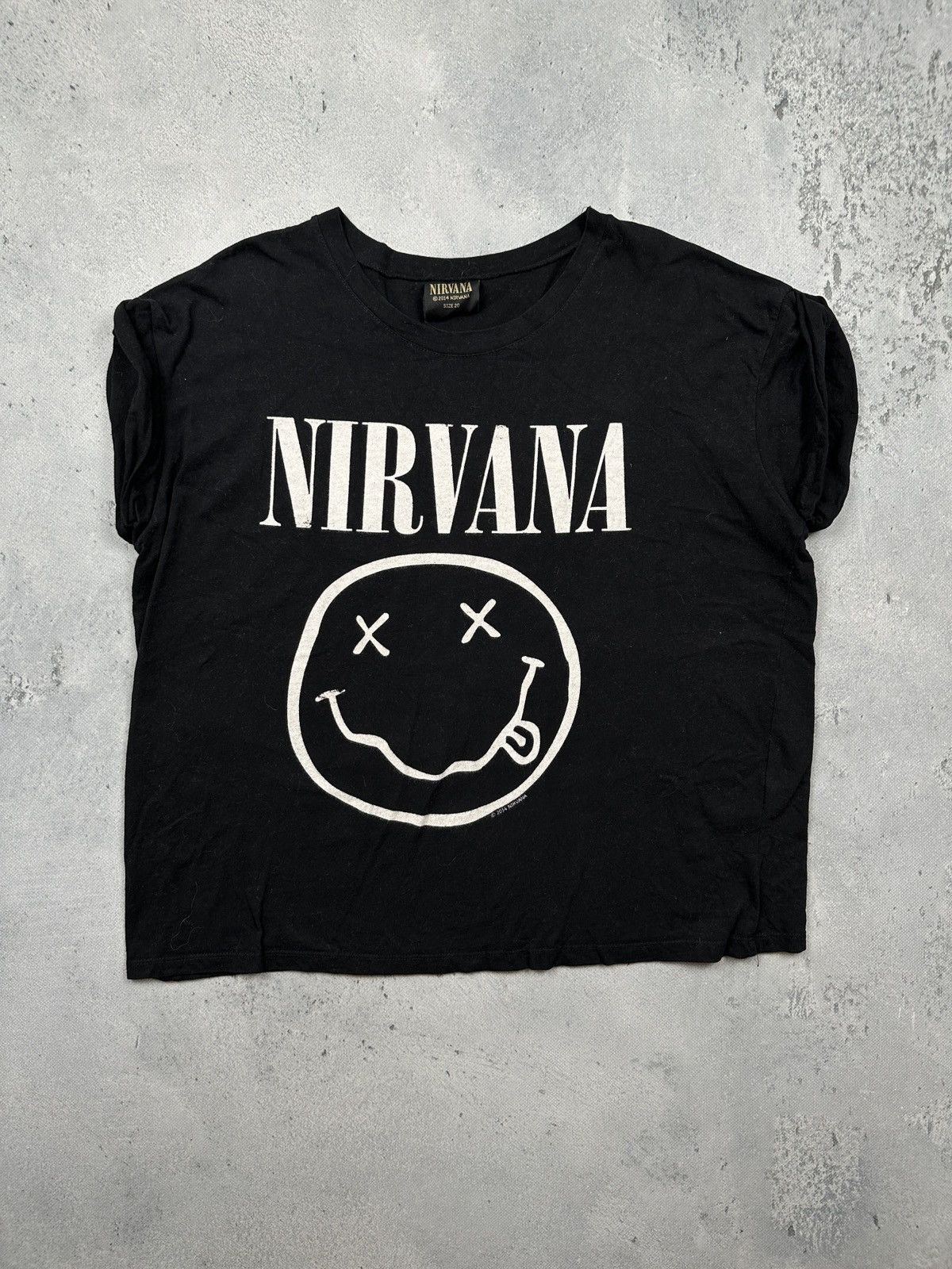 Nirvana Vintage Nirvana band tee 2014 smiley logo grunge rock tee Size US L / EU 52-54 / 3 - 1 Thumbnail