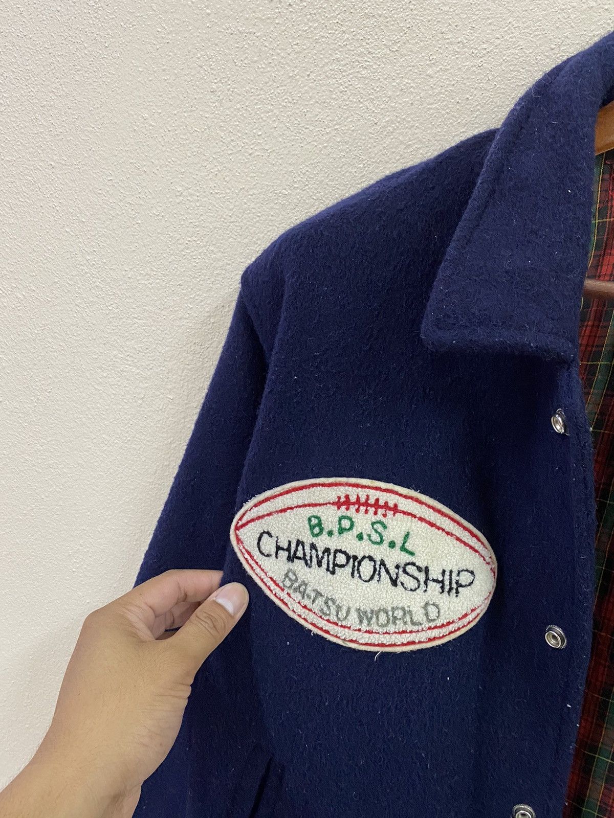 Vintage Vtg 50s Ba-Tsu Wool Varsity Jacket Championship Size US M / EU 48-50 / 2 - 8 Thumbnail