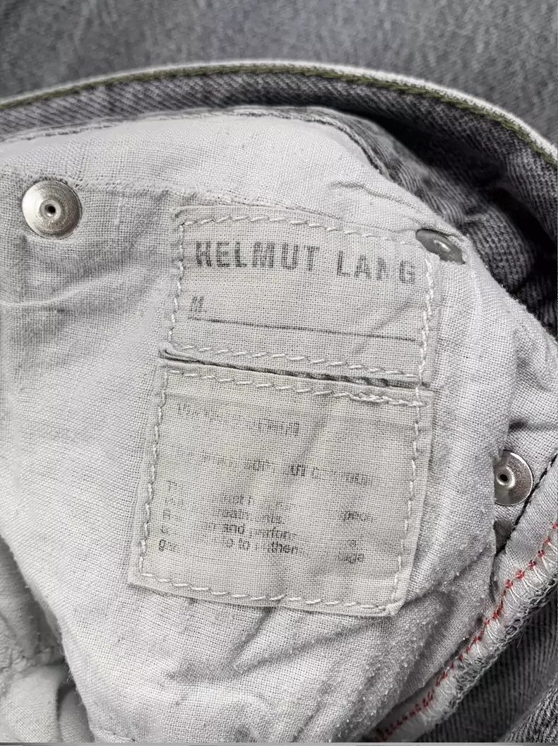 Helmut Lang HELMUT LANG Water-washed grey straight jeans Size US 34 / EU 50 - 7 Thumbnail