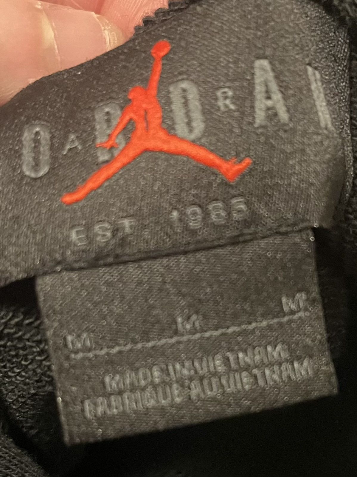 Jordan Brand Jordan hoodie cracked university logo (black) Size US M / EU 48-50 / 2 - 7 Thumbnail