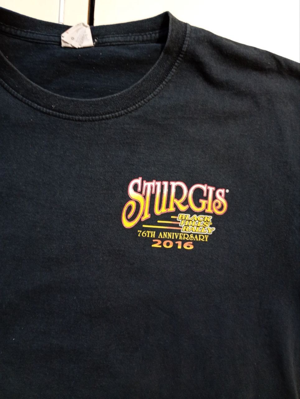 Jerzees Jerzees Sturgis 76th Anniversary 2016 T-Shirt Size US L / EU 52-54 / 3 - 7 Thumbnail