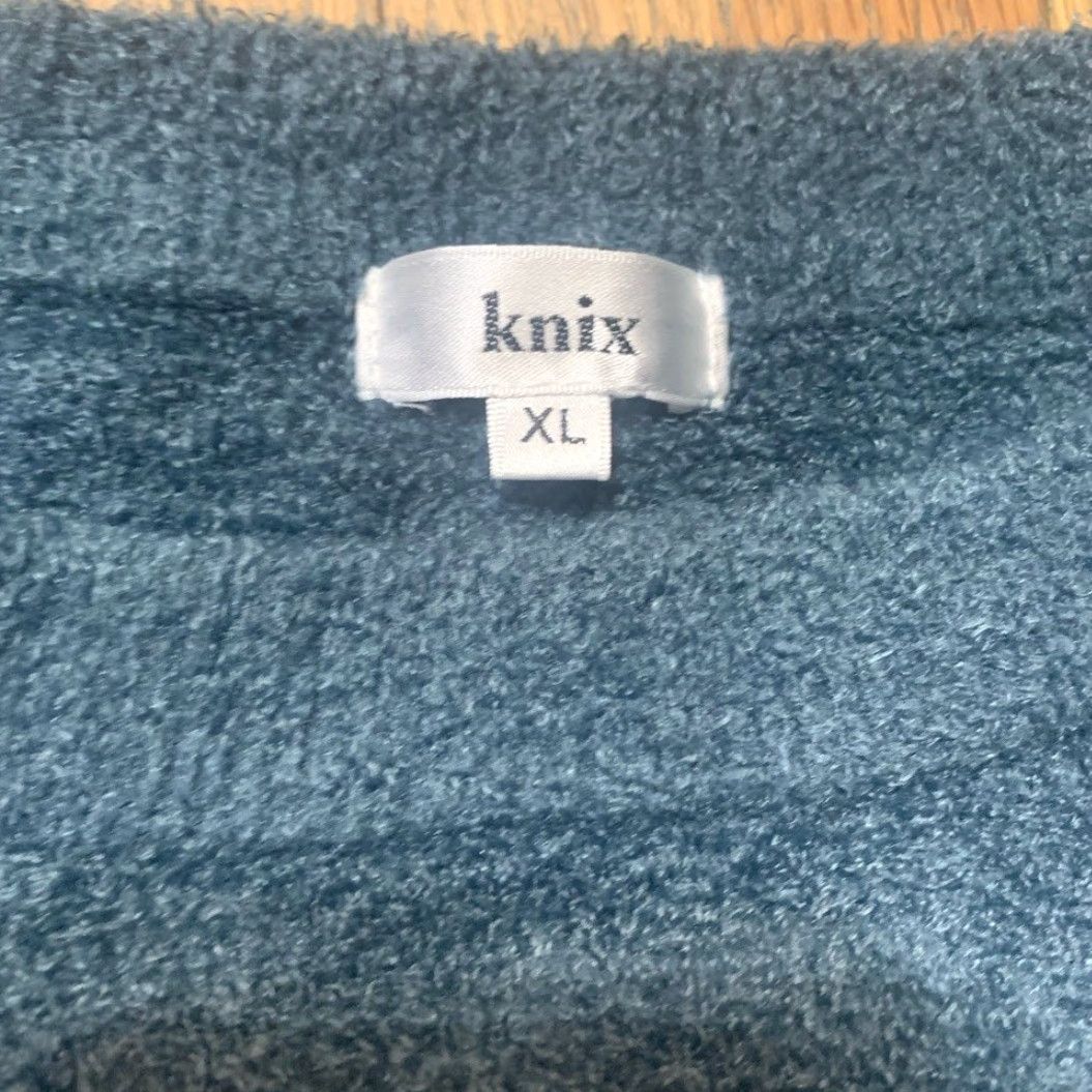 Vintage Knix XL Pullover Sweater Blue Women Size XL / US 12-14 / IT 48-50 - 2 Thumbnail