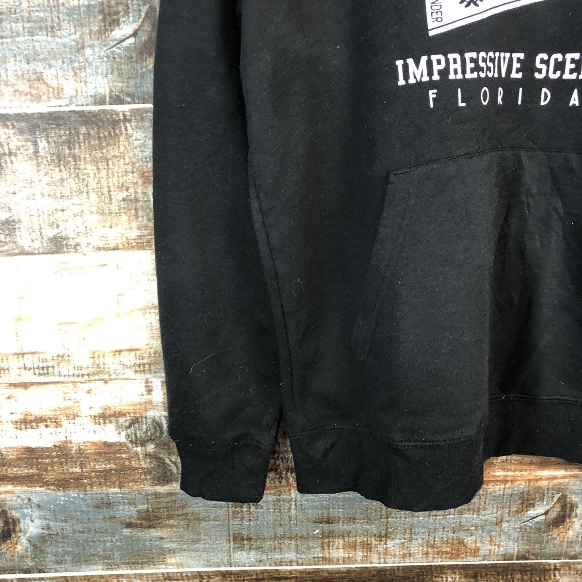 Japanese Brand J.E. Balance Black Hoodie #A1914 Size US M / EU 48-50 / 2 - 7 Thumbnail