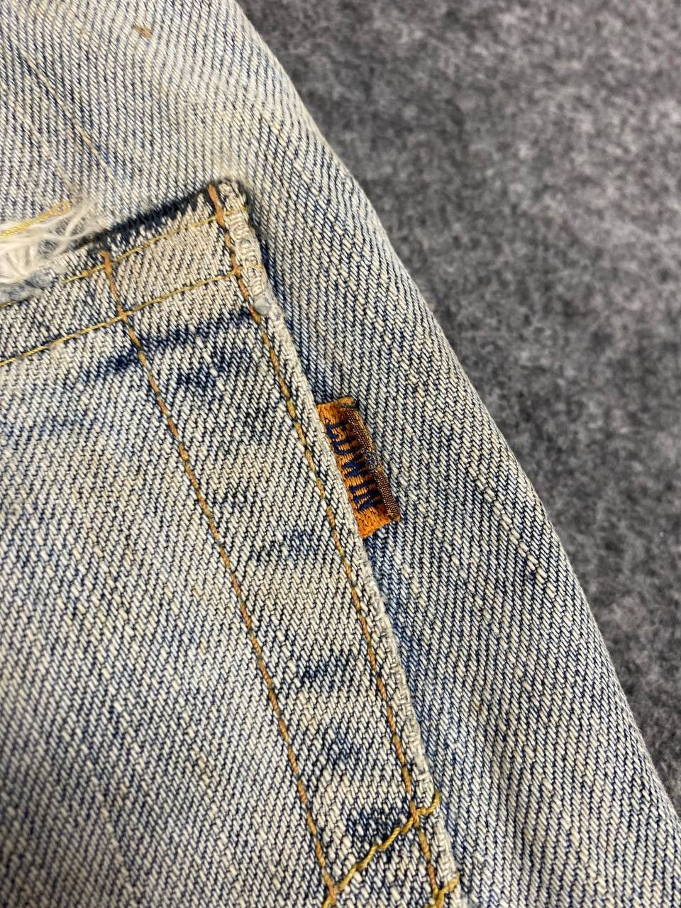 Edwin vintage edwin 505zx selvedge distressed denim Size US 34 / EU 50 - 6 Thumbnail