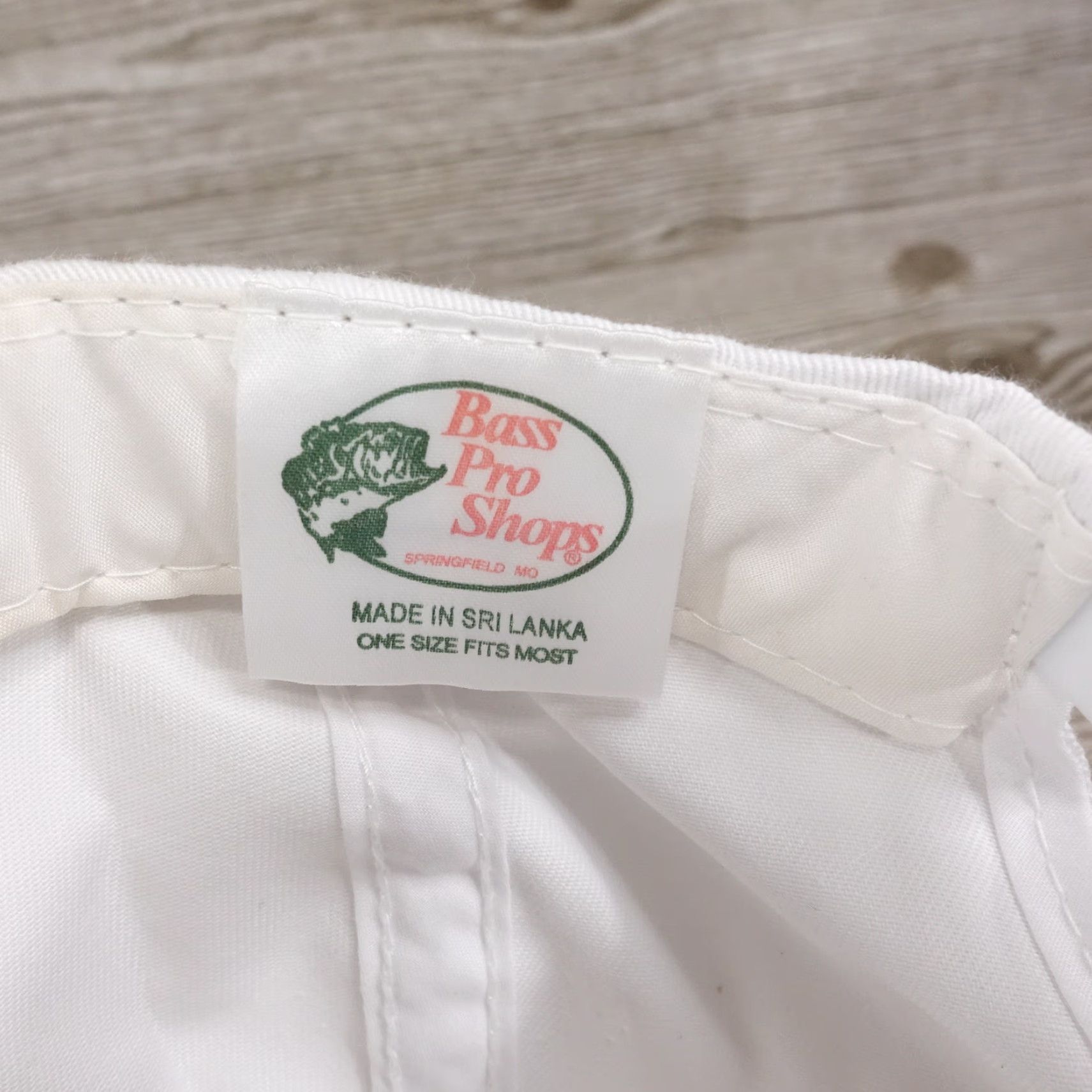 Bass Pro Shops BASS PRO SHOPS WHITE SNAPBACK TRUCKER BASEBALL CAP | One Size | Solid | Casual | Mens Size ONE SIZE - 8 Thumbnail