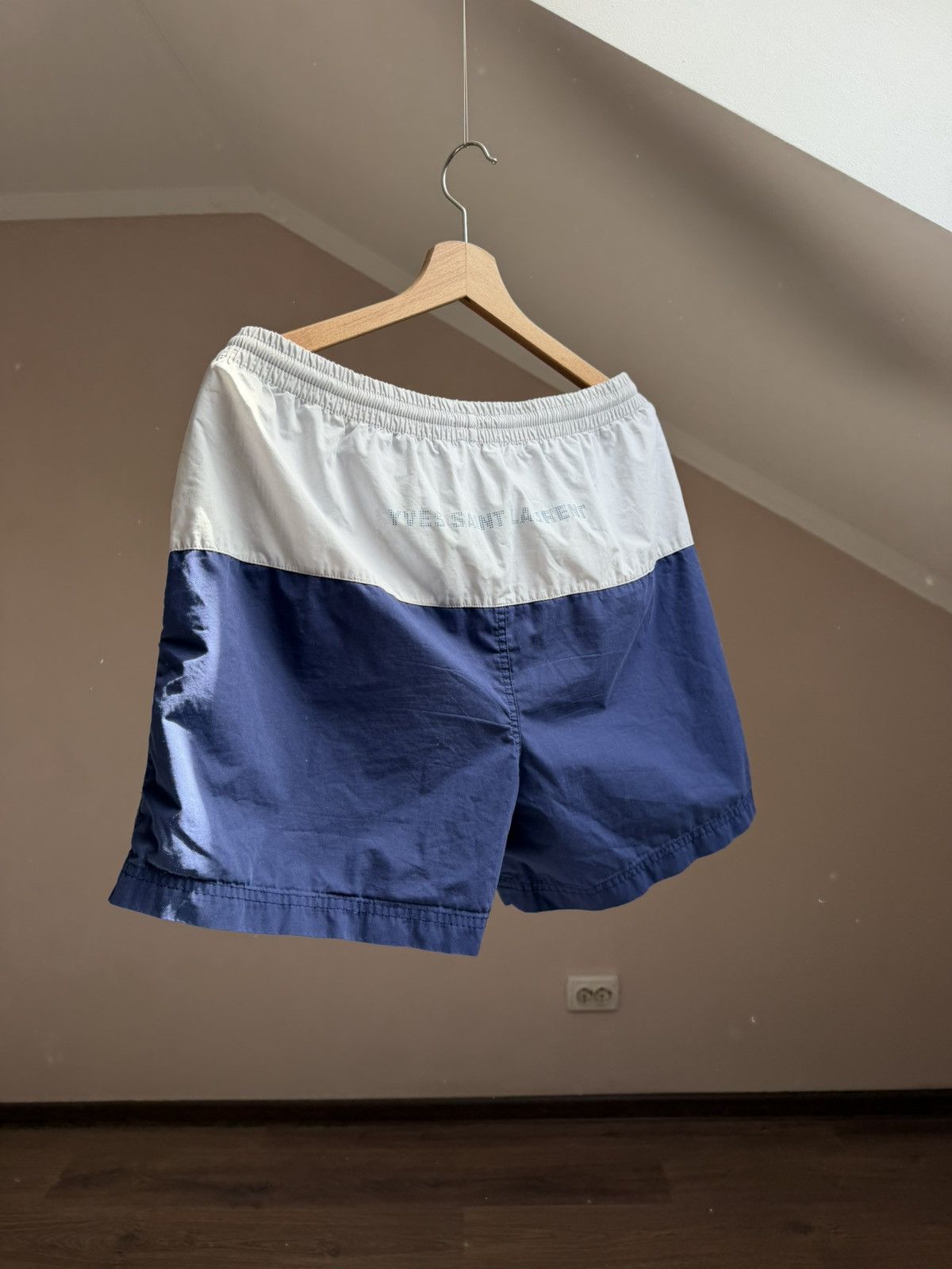 Yves Saint Laurent Vintage 90's Yves Saint Laurent Big Logo Shorts Rare Archive Size US 33 - 1 Thumbnail