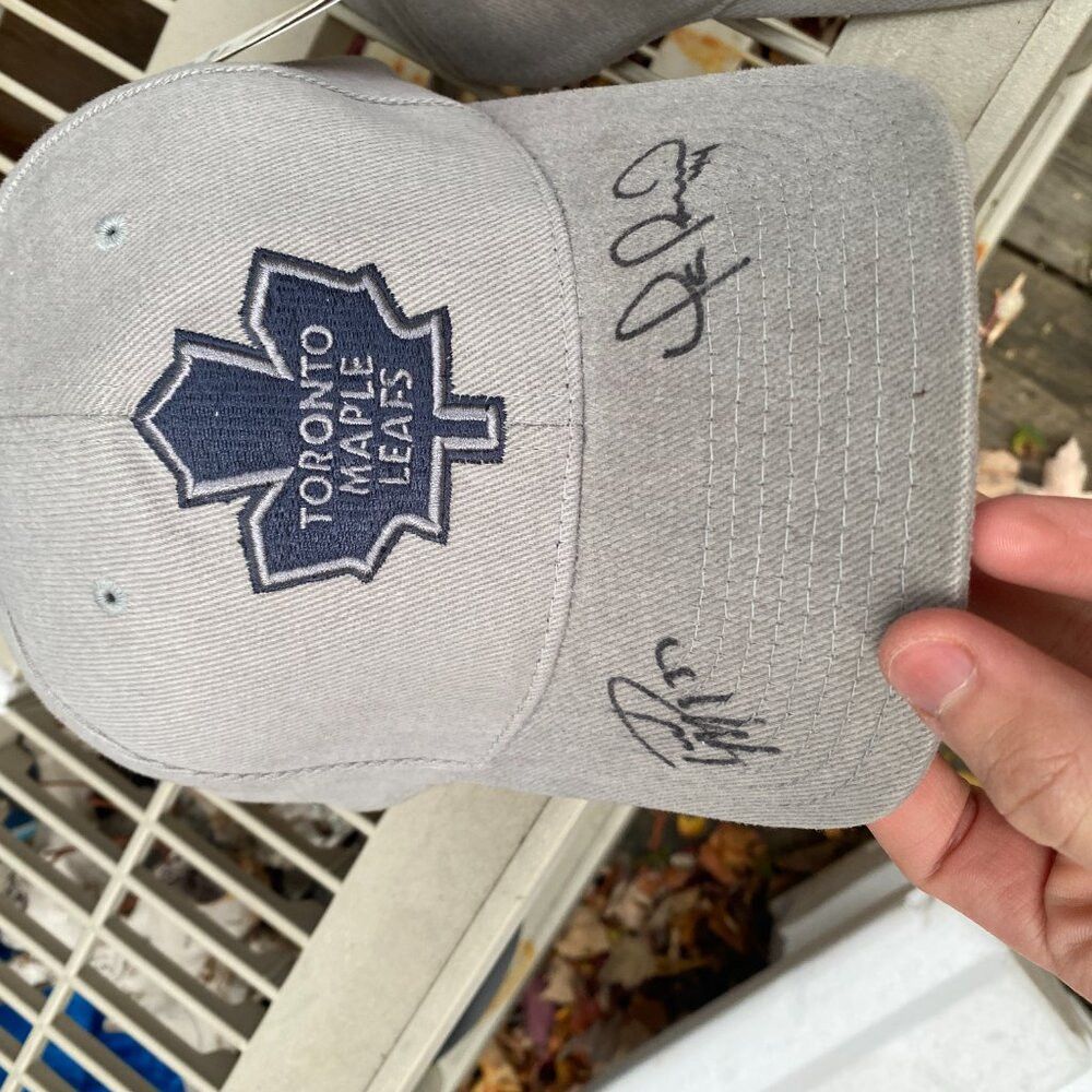 NHL 2X AUTOGRAPHED SIGNED Toronto Maple Leafs Hats BNWT Svoboda Size ONE SIZE - 5 Thumbnail